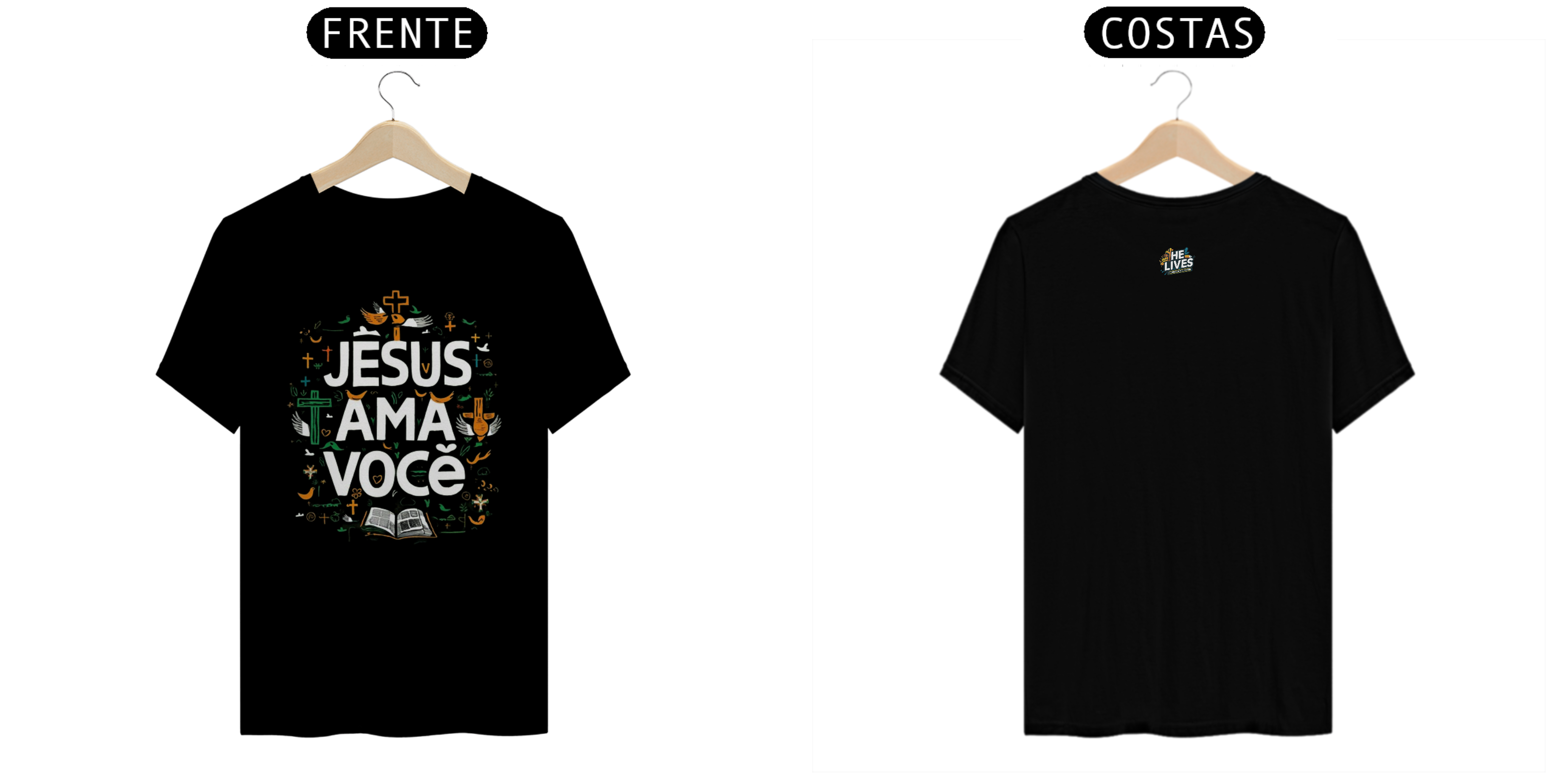 Camiseta Jesus Ama Você mod01