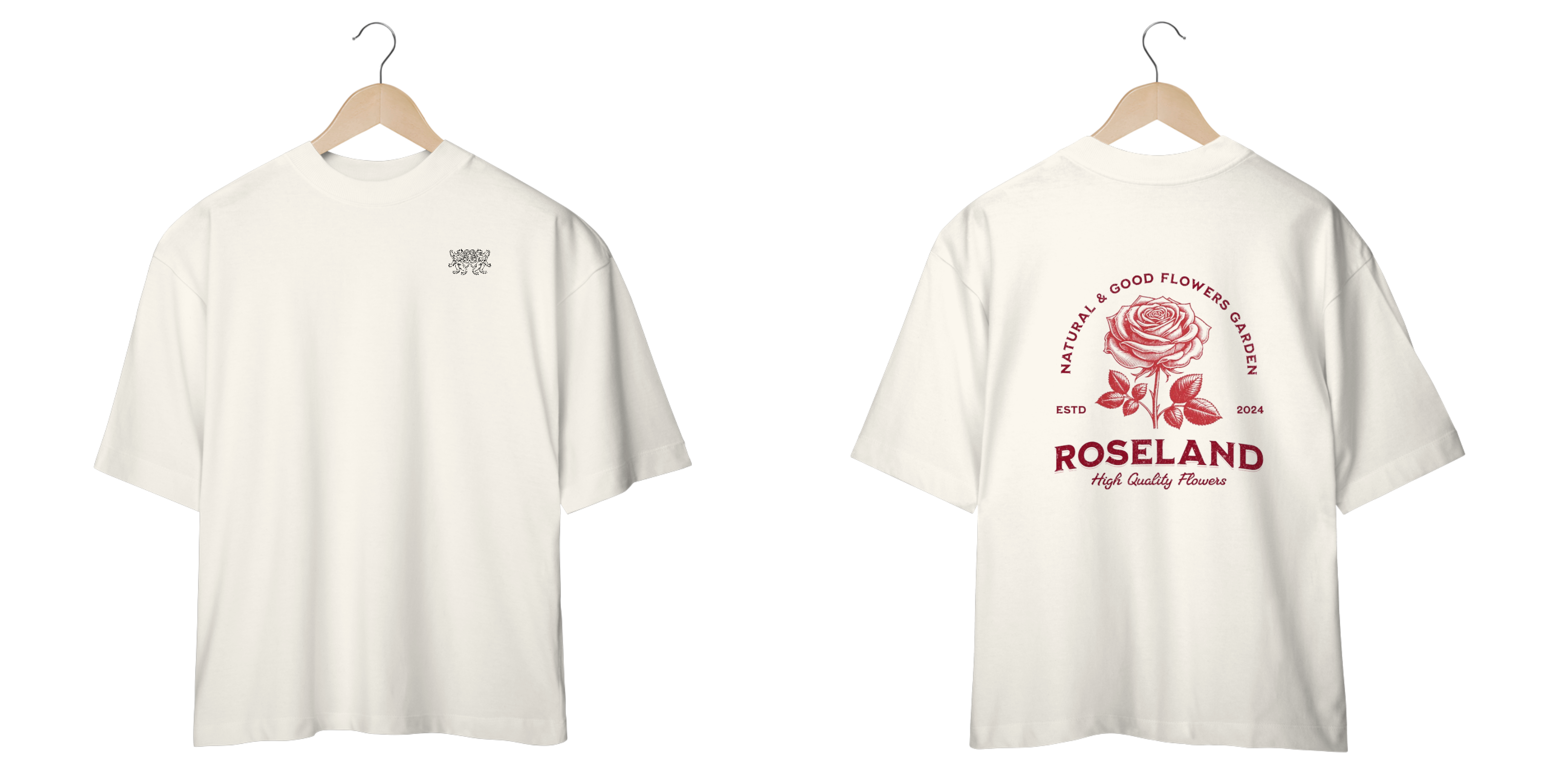 Camiseta Oversized VS Roseland