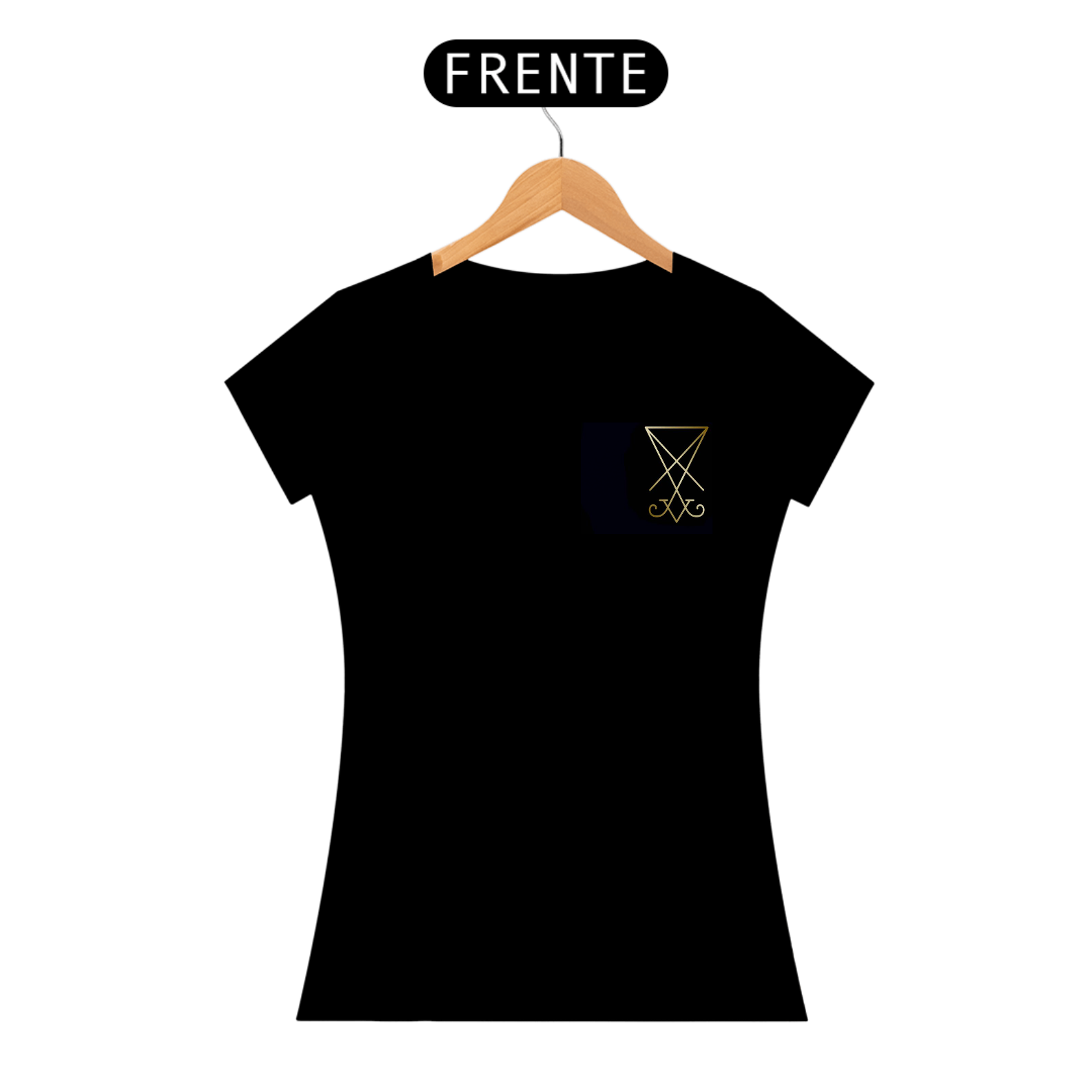 camisa feminina sigilo de lucifer 