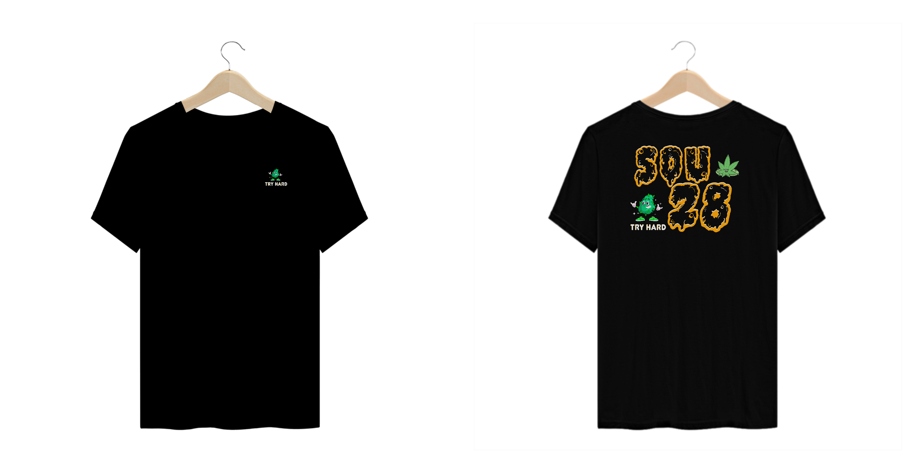 Camiseta XL TRYHARD Sou28 Dab Edition WEED