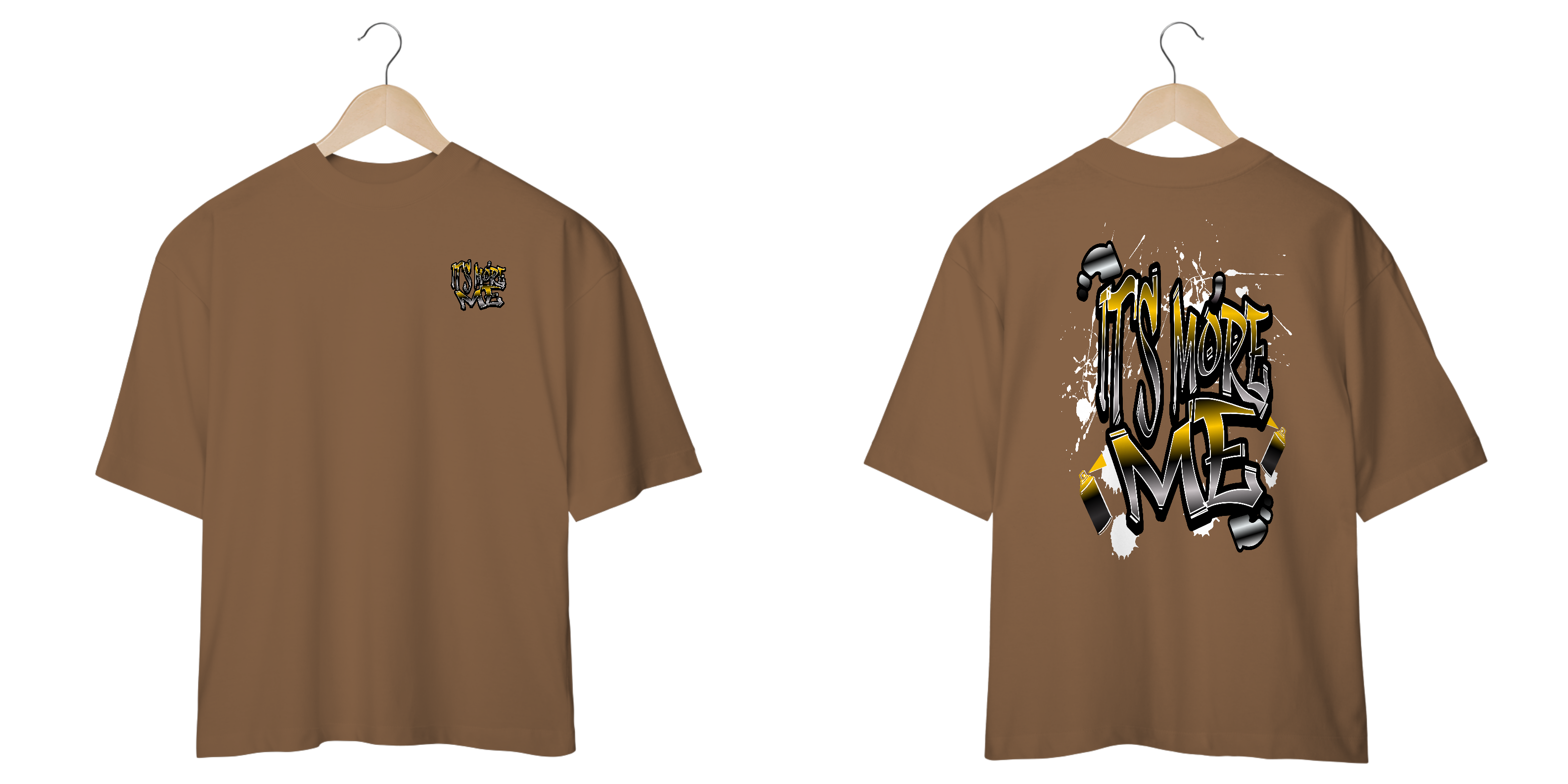 Camiseta Oversized IT'S MORE ME