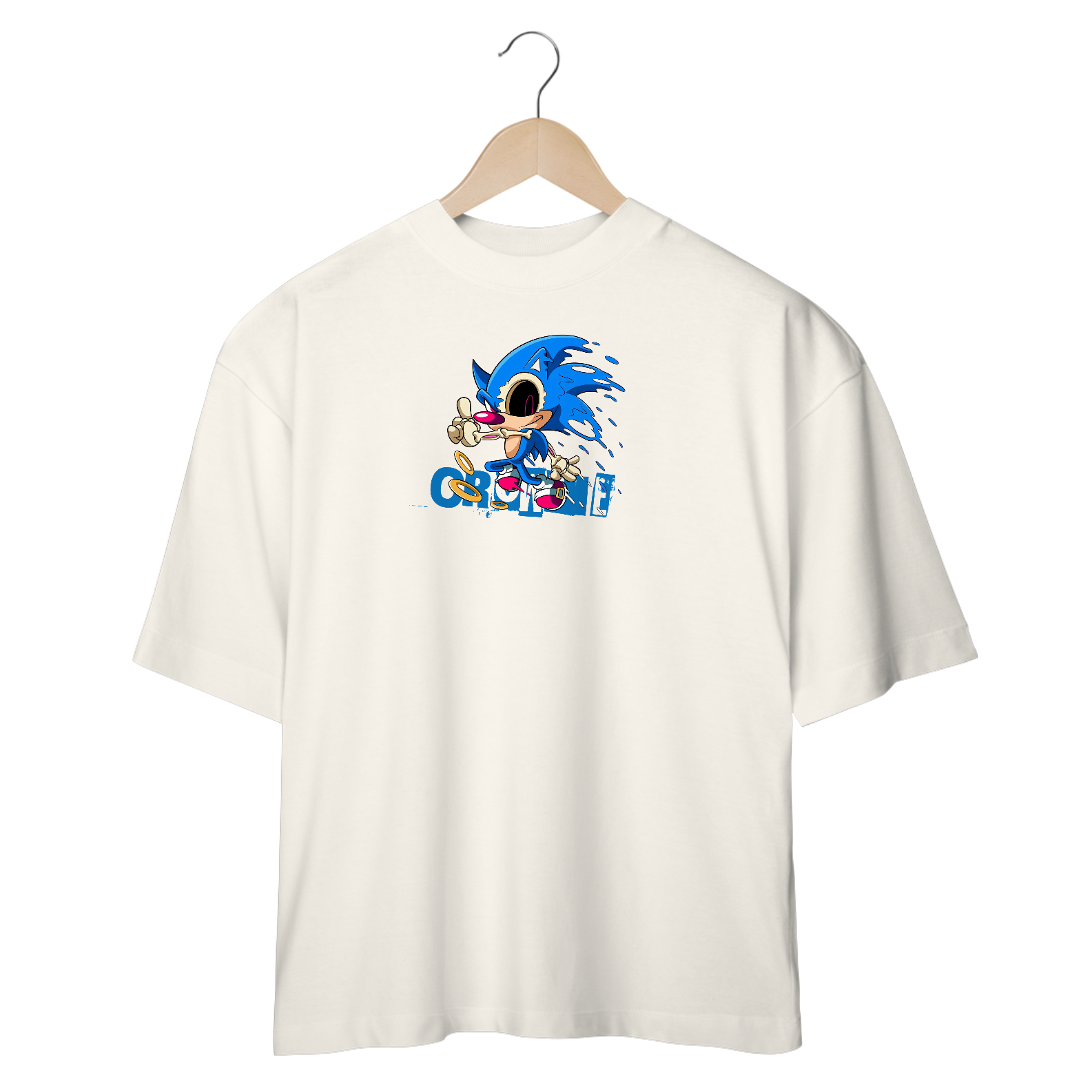 Camiseta Oversized Sonic