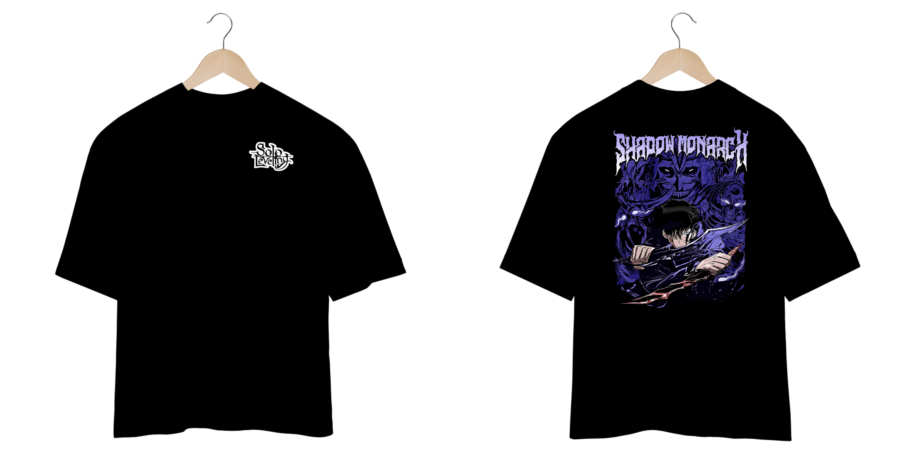 Camiseta Oversized Solo Leveling 