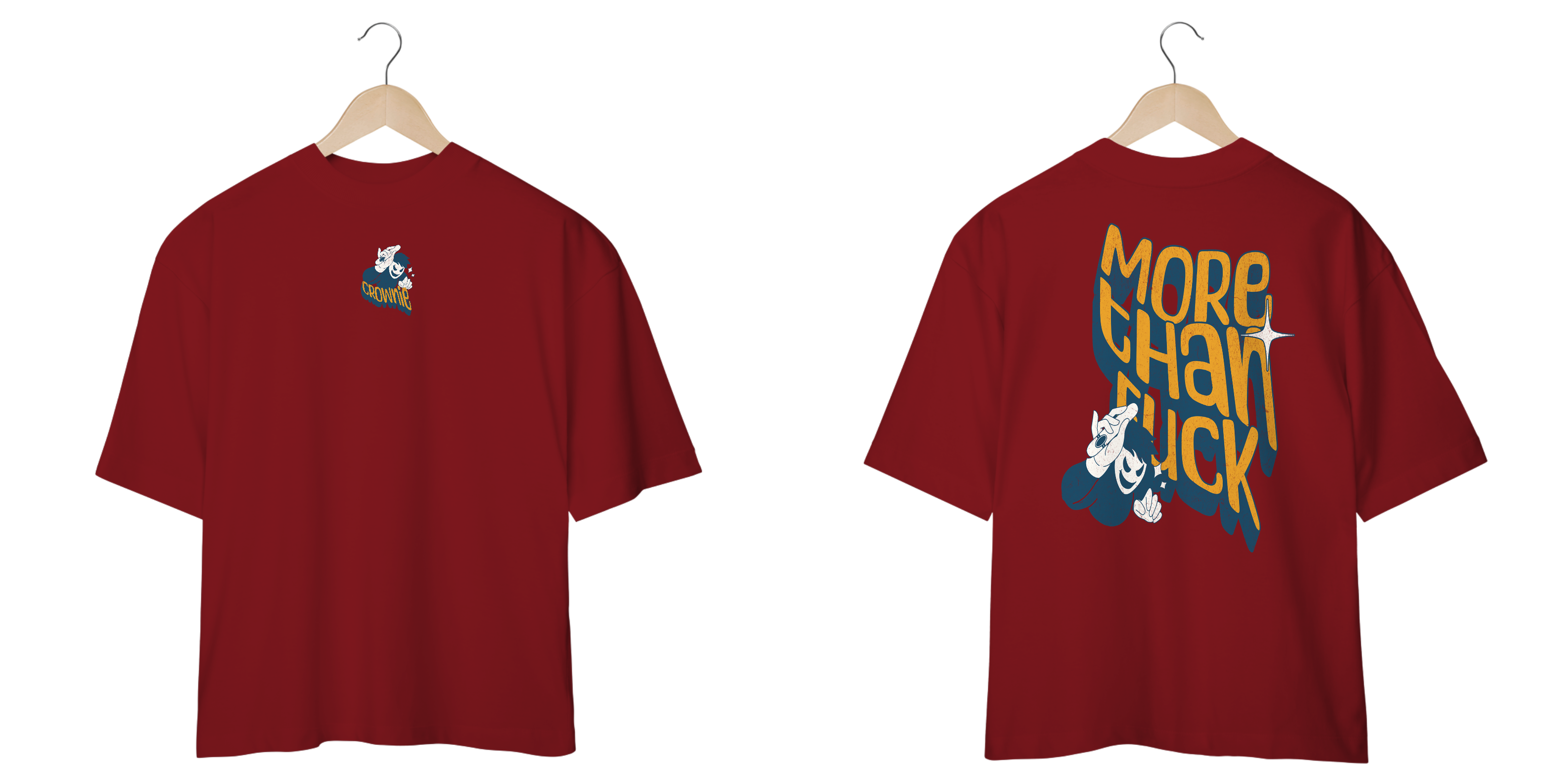 Camiseta Oversized Fuck