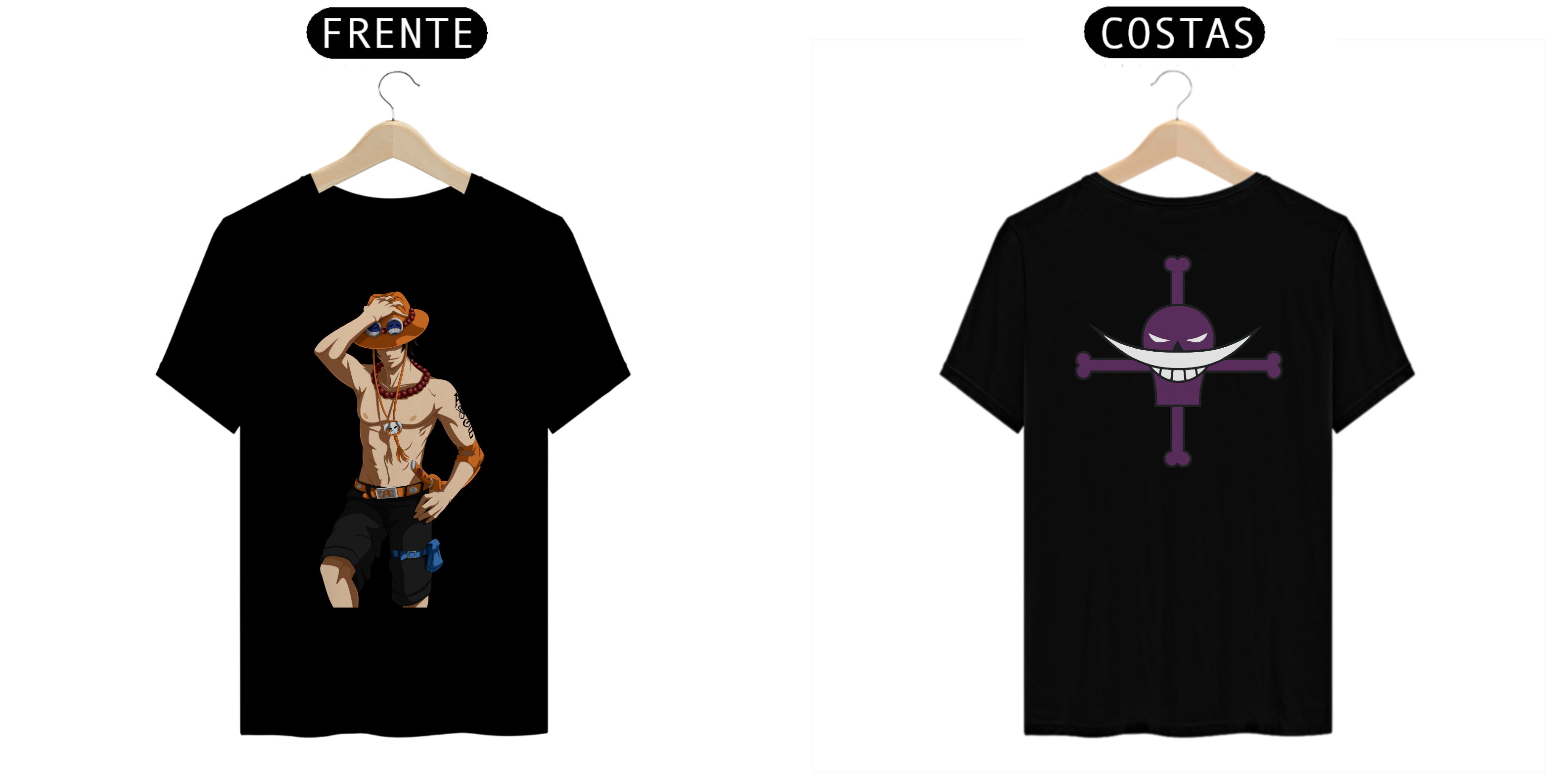 camiseta one piece ace 