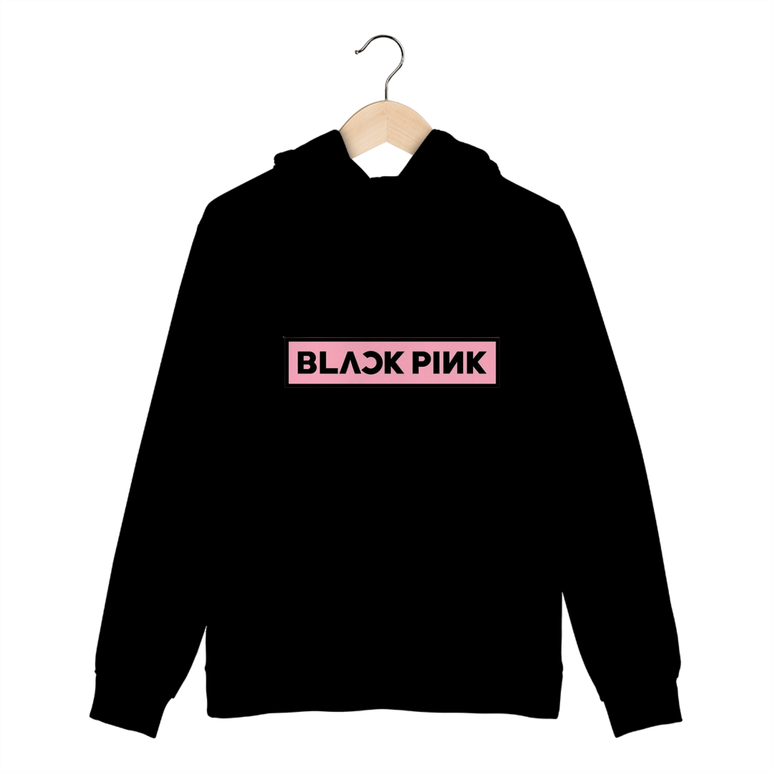 MOLETOM CANGURU BLACK PINK