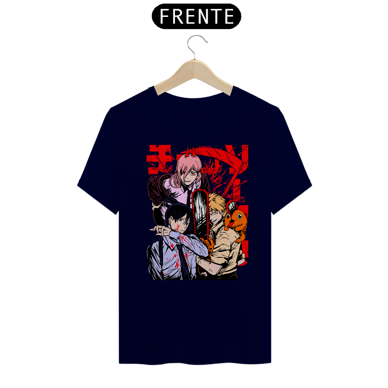Camiseta Chainsaw Man Anime MOD 01