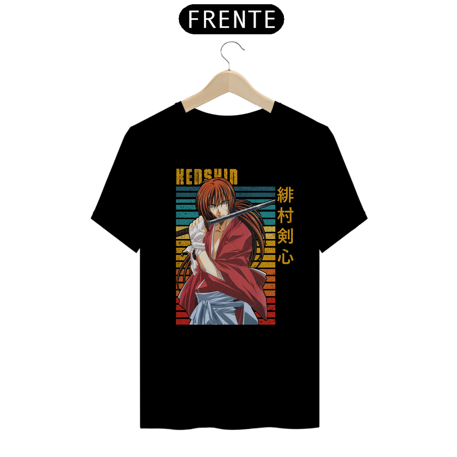 Camiseta Samurai x Kenshin Anime MOD 01