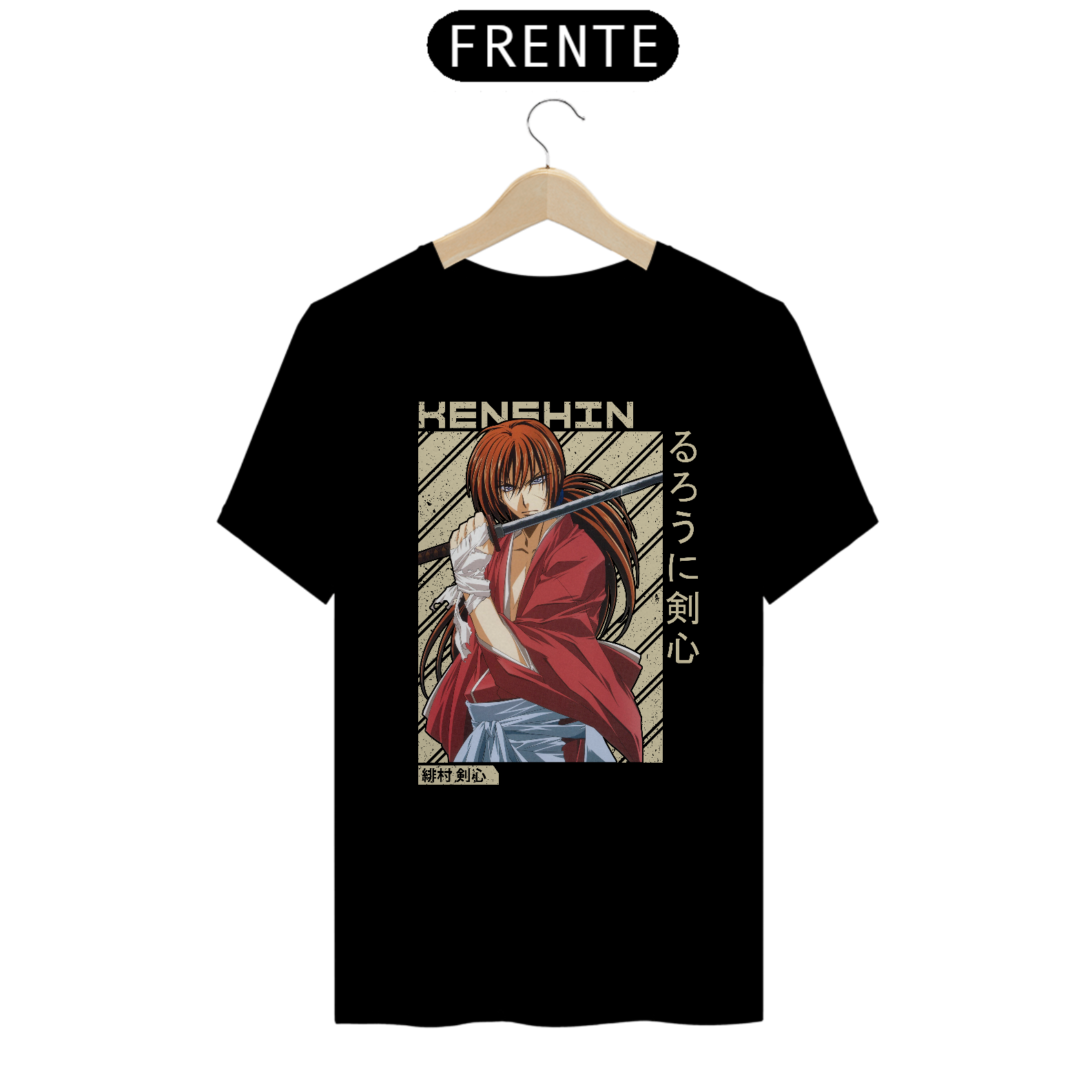 Camiseta Samurai x Kenshin Himura Anime MOD 02