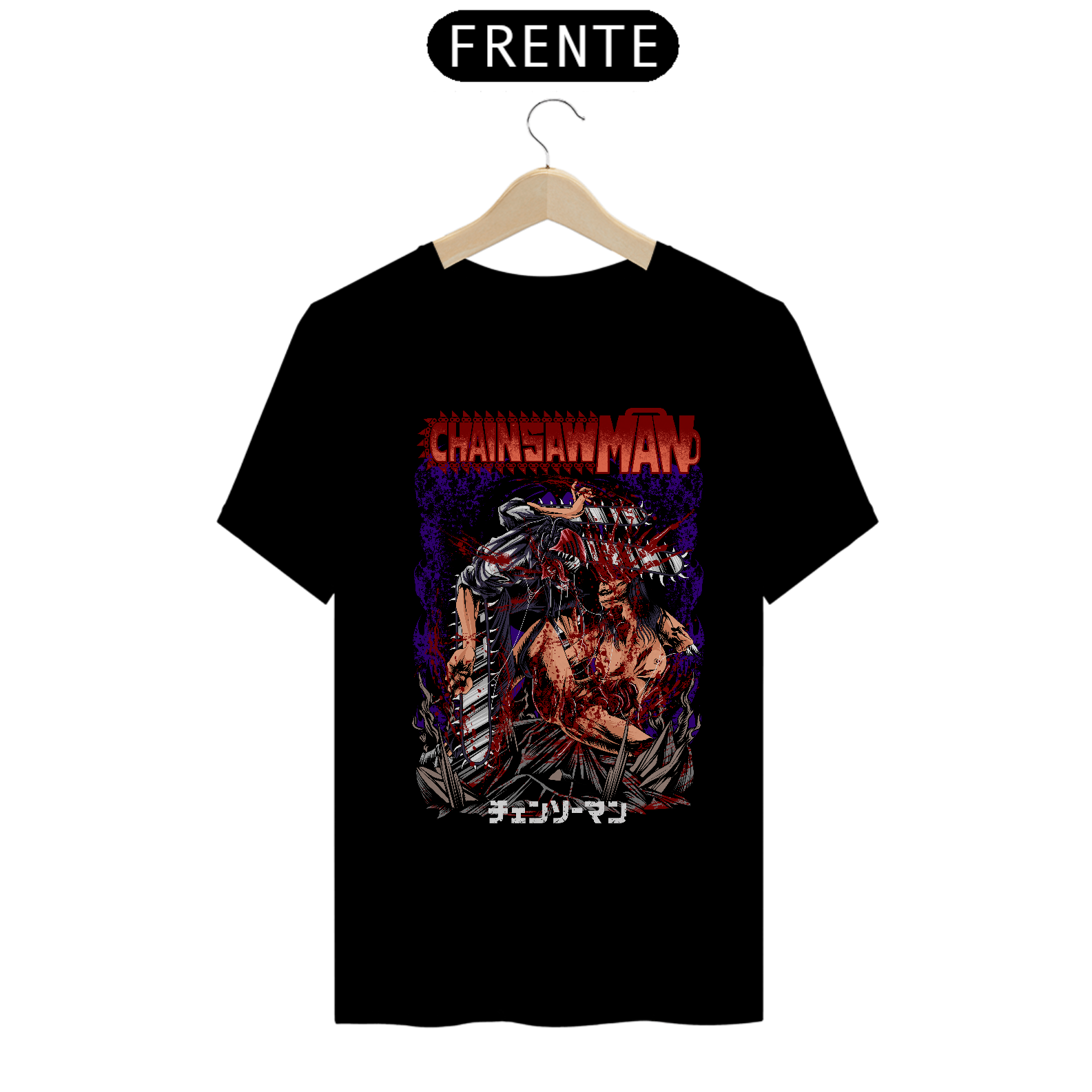 Camiseta Chainsaw Man Anime MOD 04