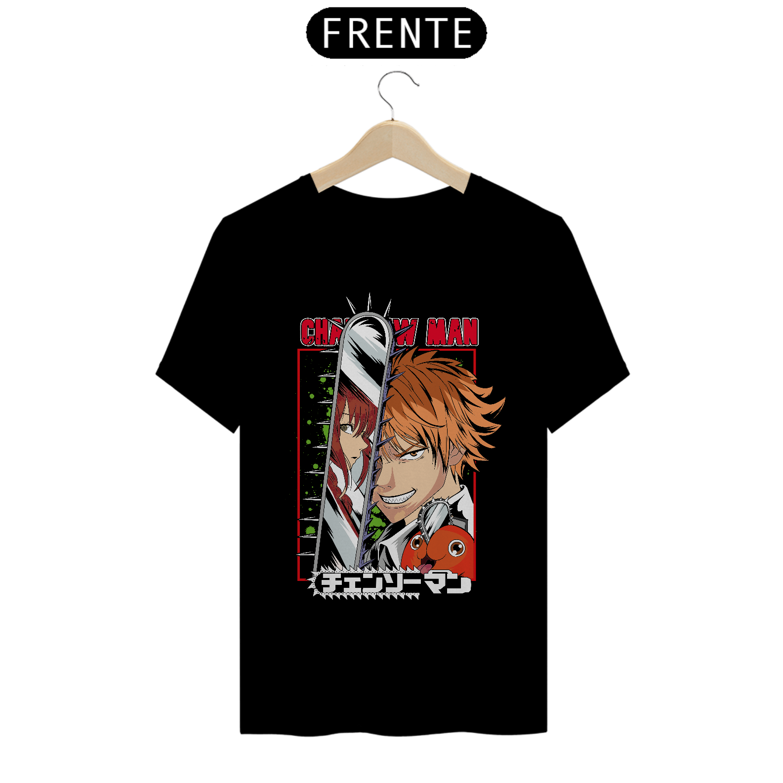 Camiseta Chainsaw Man Anime Mod 08