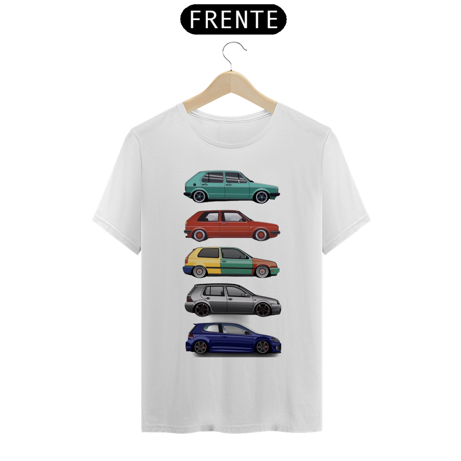 Camisa com Carro Volkswagen Golf