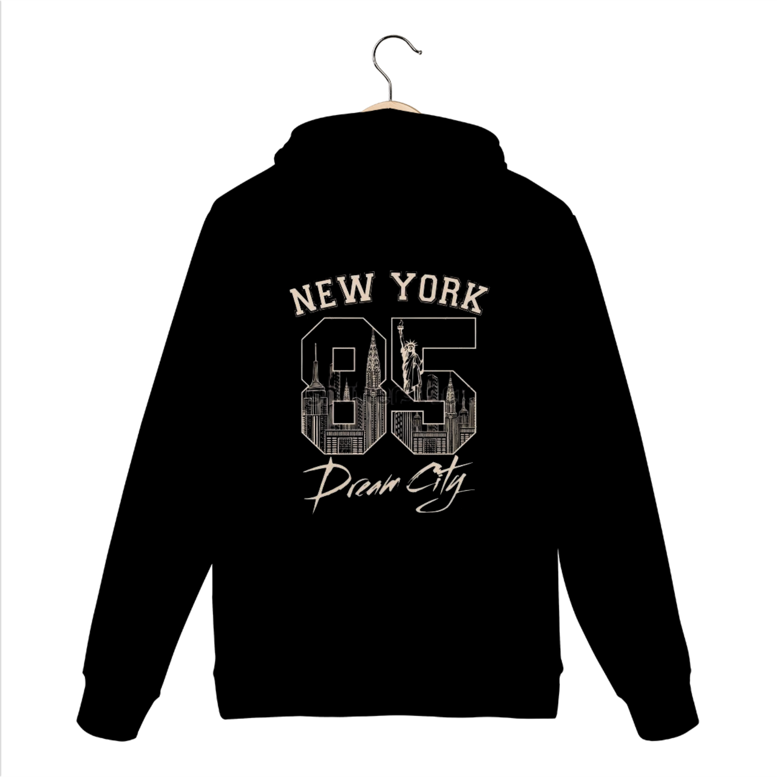 Moletom Canguru New York
