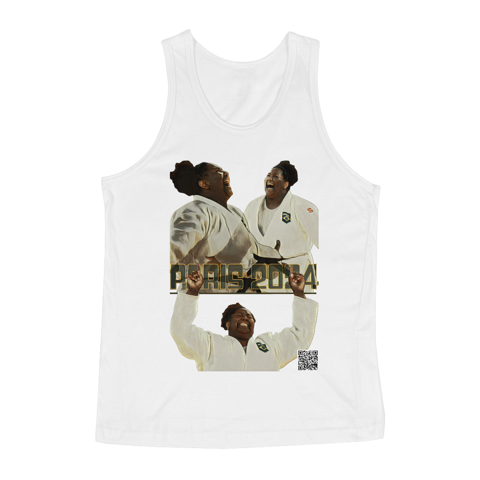 Nome do produto: Regata - Bia Souza Ouro No Judô Em Paris