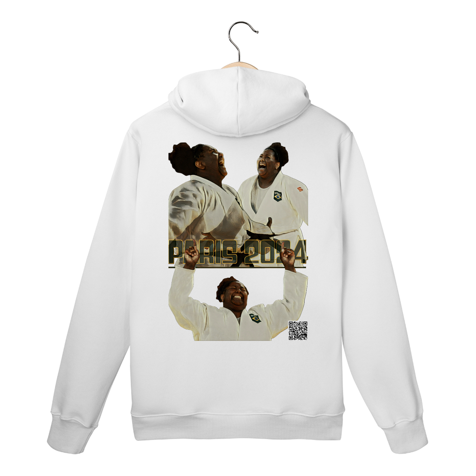 Moletom Canguru - Bia Souza Ouro No Judô Em Paris