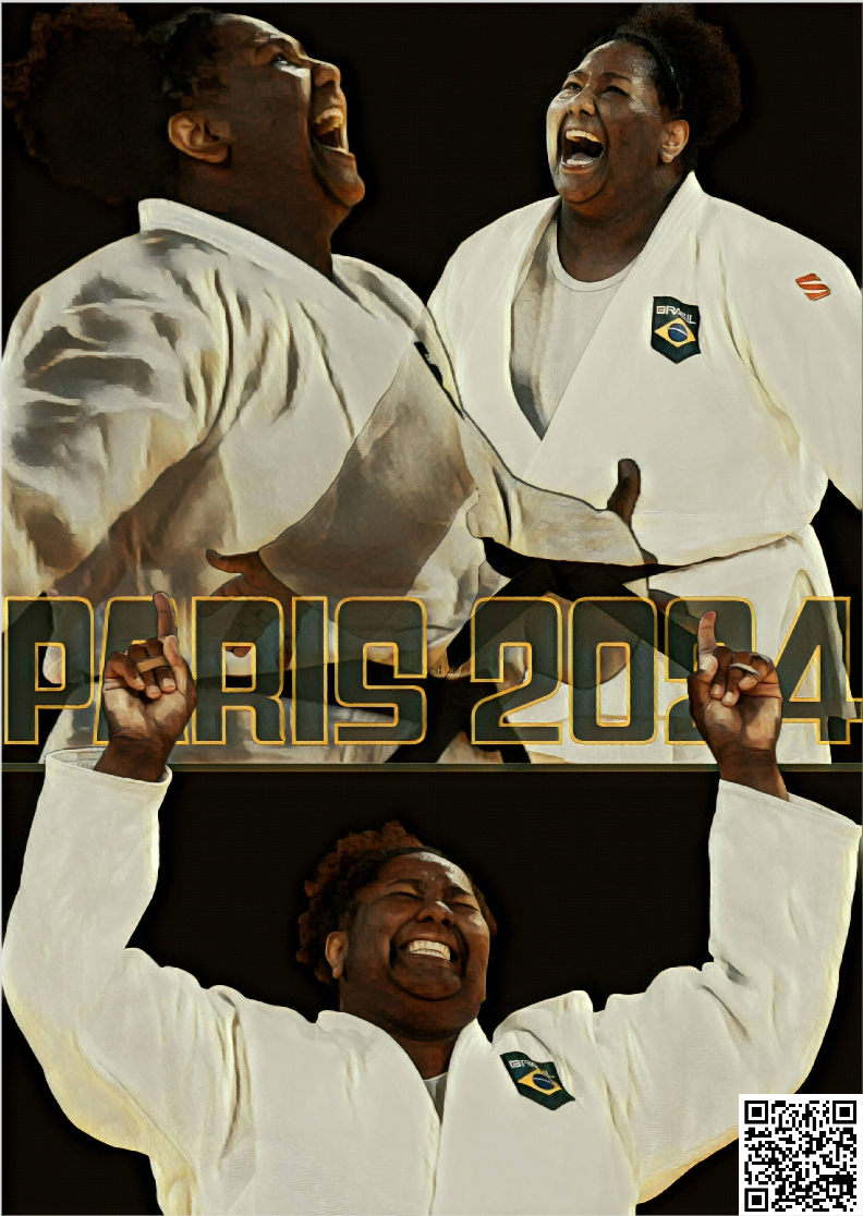 Poster - Bia Souza Ouro No Judô Em Paris