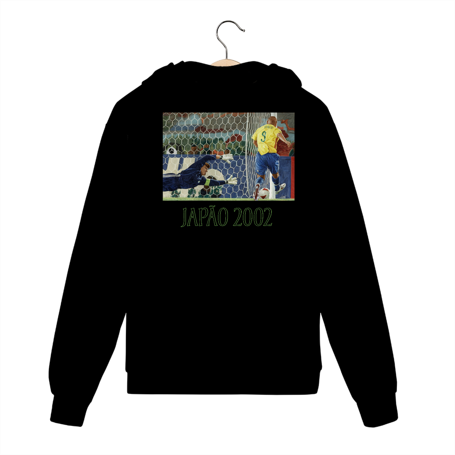 Moletom Com Zíper - Ronaldo 1° Gol do Penta 