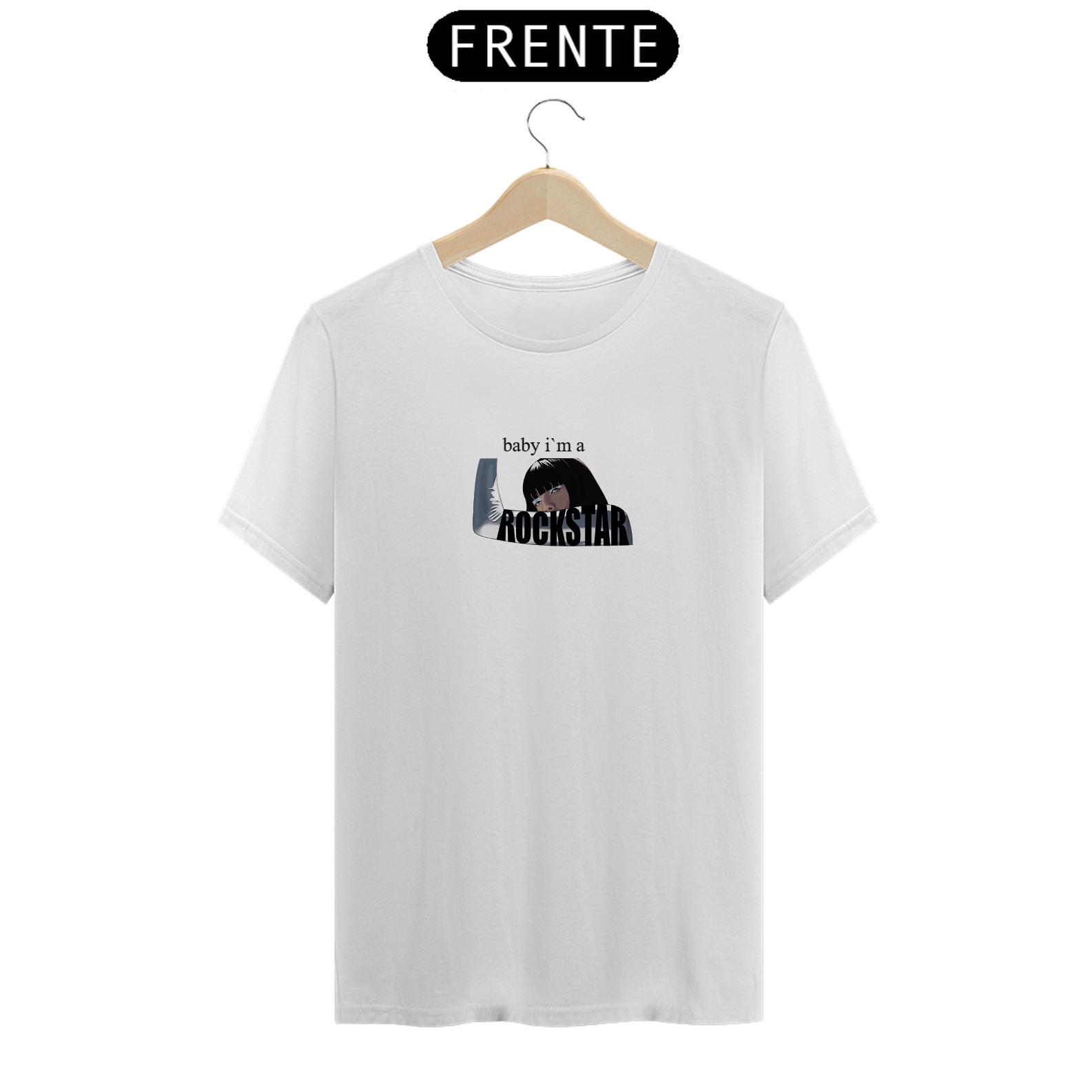 CAMISETA LISA ROCKSTAR [BABY IM A ROCKSTAR]