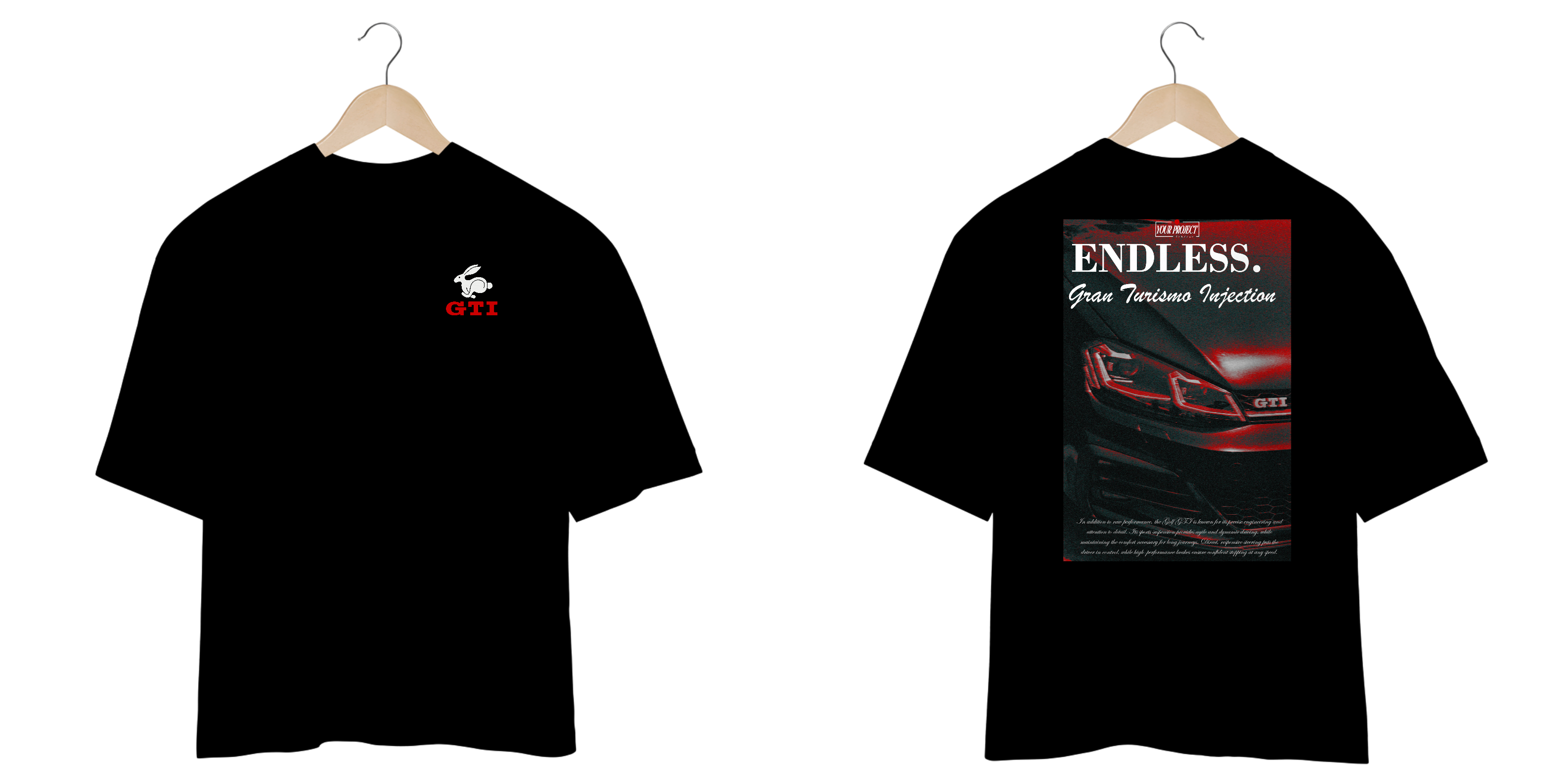 Camiseta VW Golf GTI MK7 - ENDLESS (Oversized)
