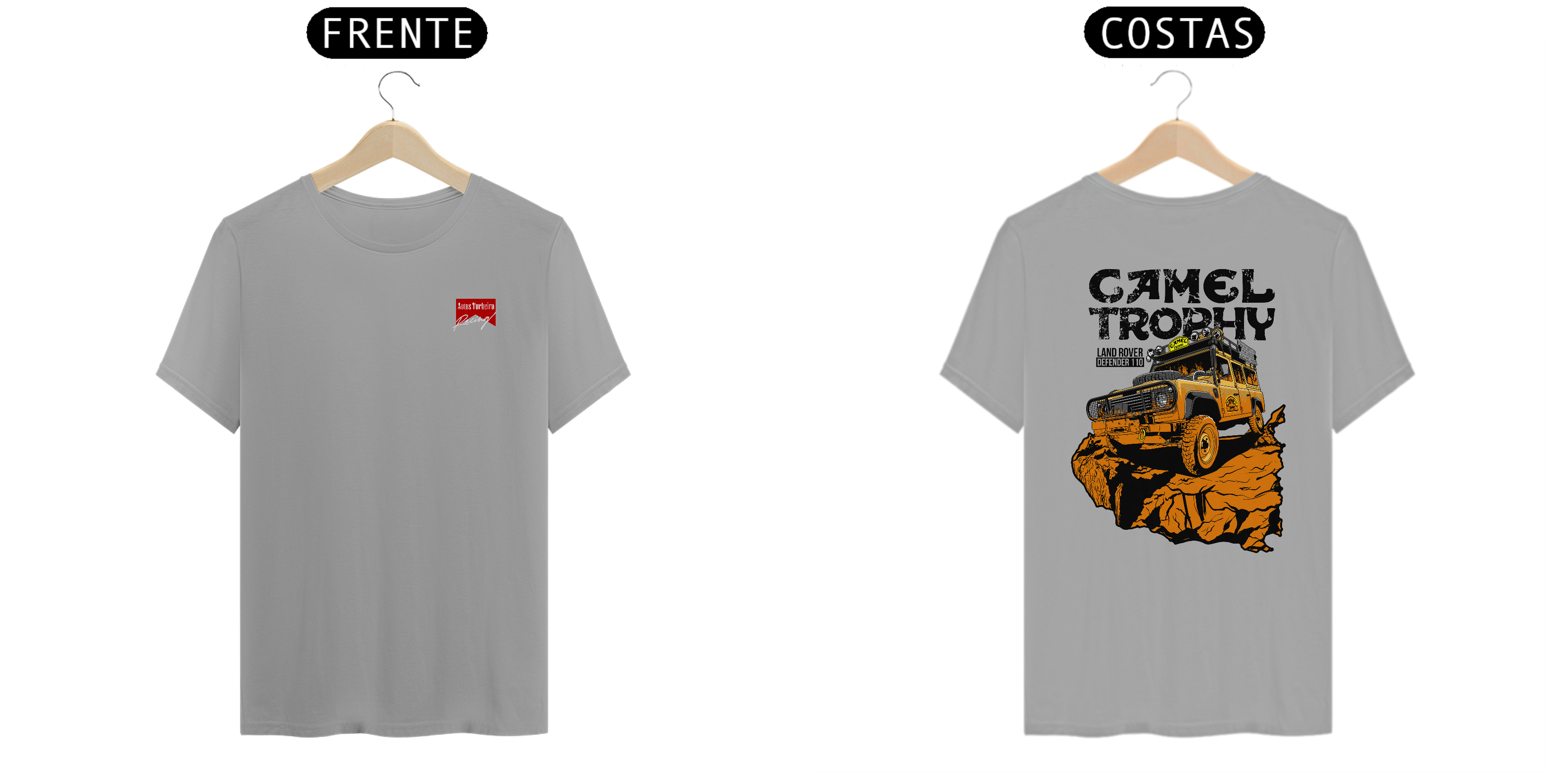 CAMISETA QUALITY CAMEL TROPHY - LOGO AUTOS TURBEIRA RACING