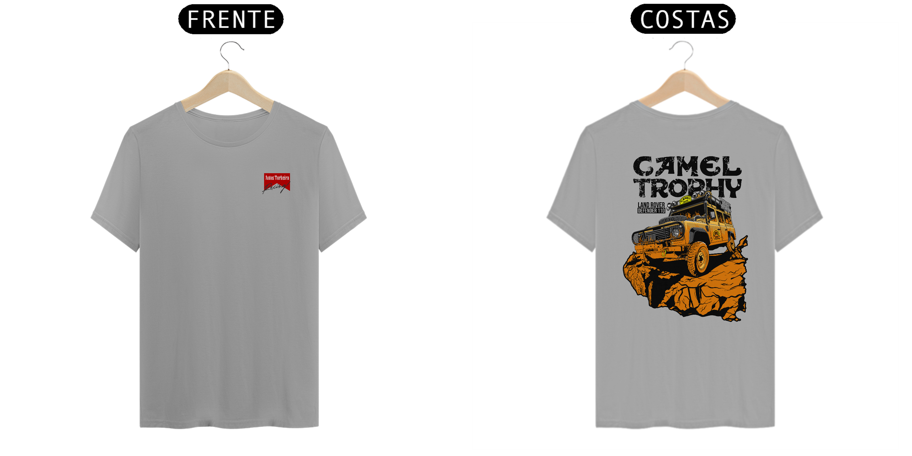 CAMISETA QUALITY CAMEL TROPHY - LOGO AUTOS TURBEIRA RACING