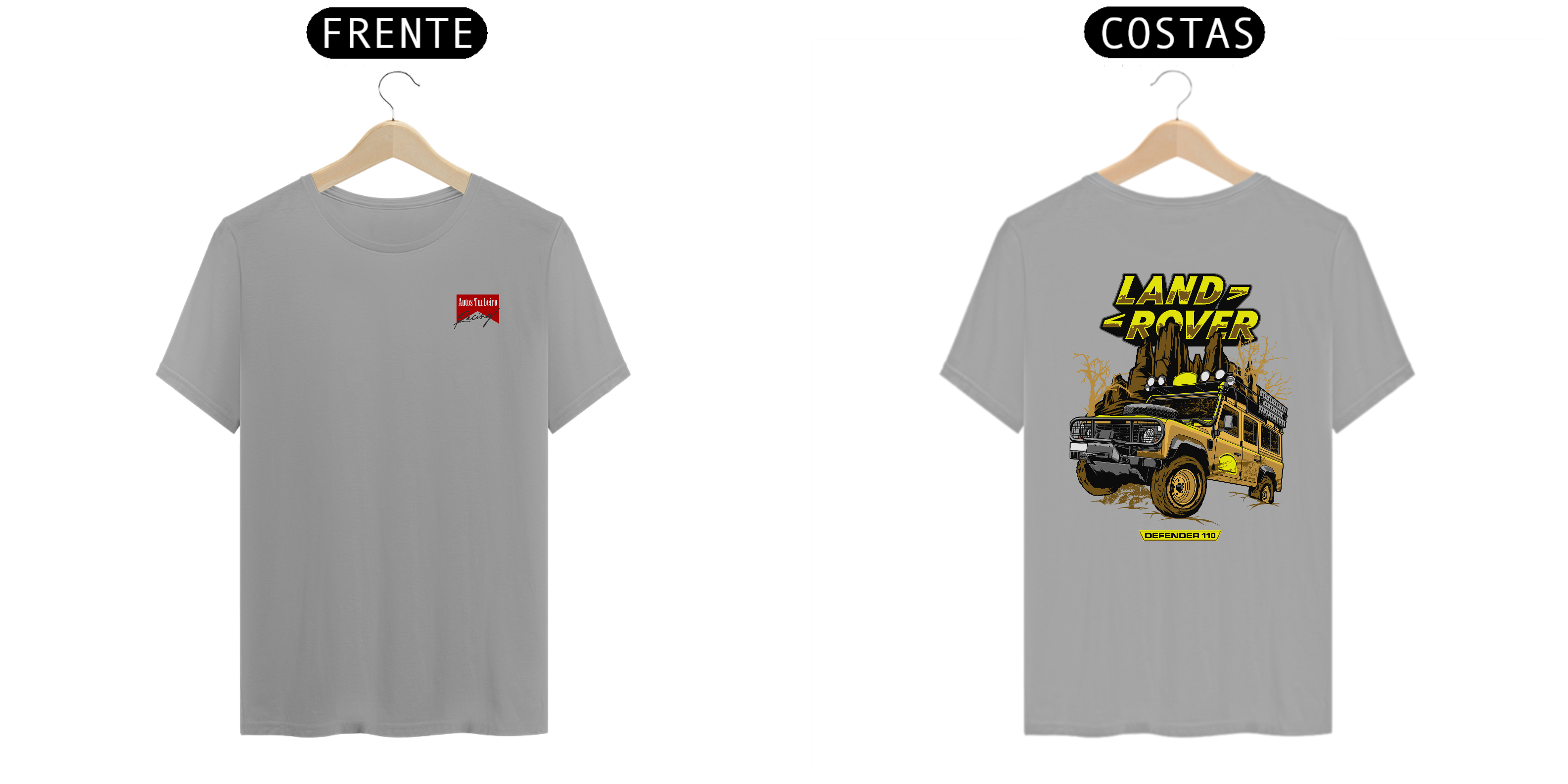 CAMISETA QUALITY LAND ROVER - LOGO AUTOS TURBEIRA RACING