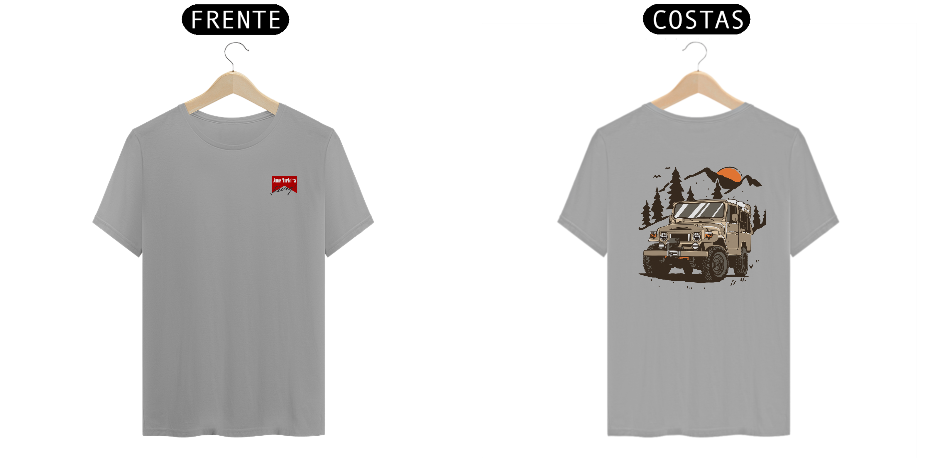 CAMISETA QUALITY - LOGO AUTOS TURBEIRA RACING