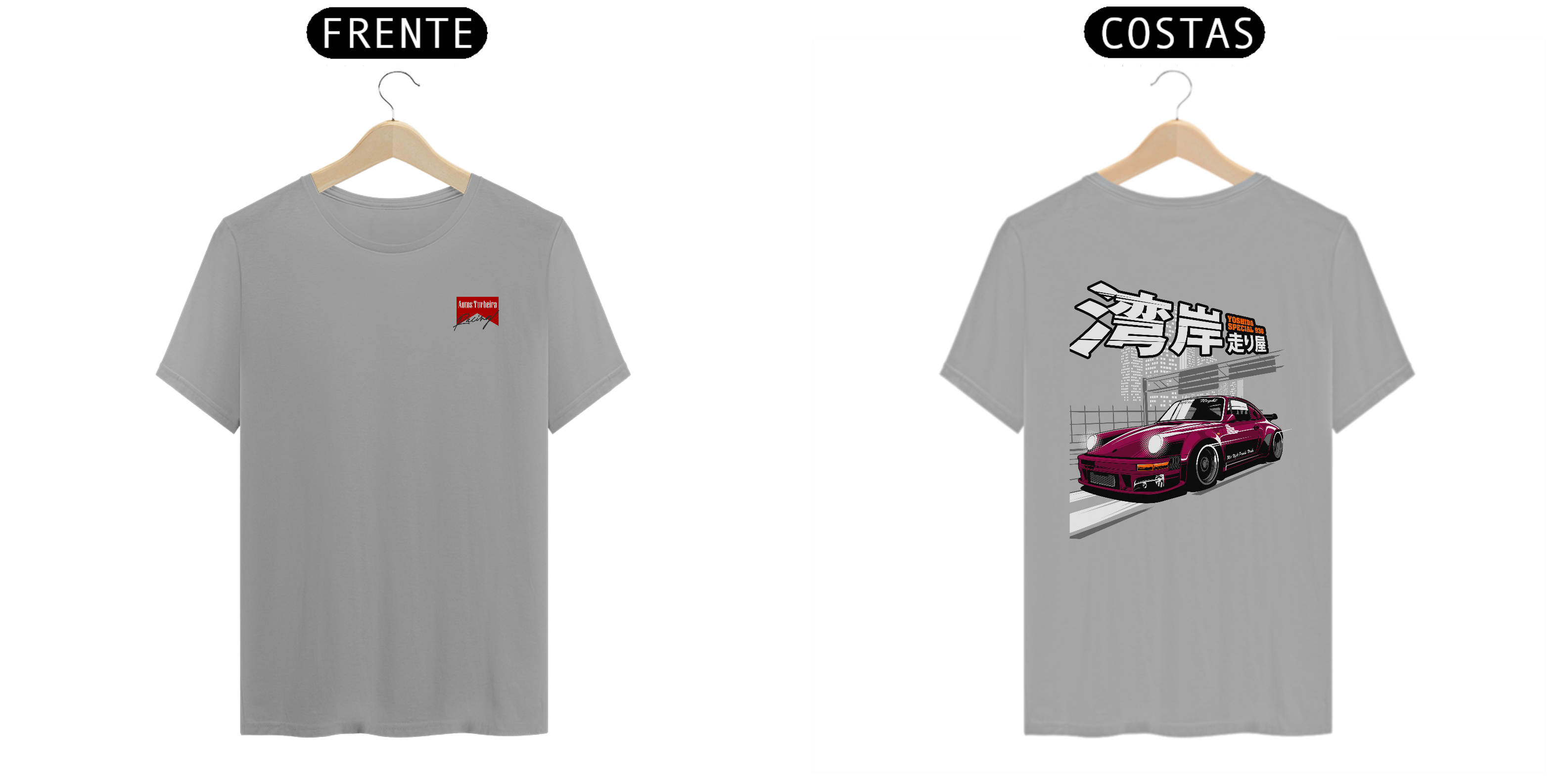 CAMISETA QUALITY YOSHIDA SPECIAL - LOGO AUTOS TURBEIRA RACING