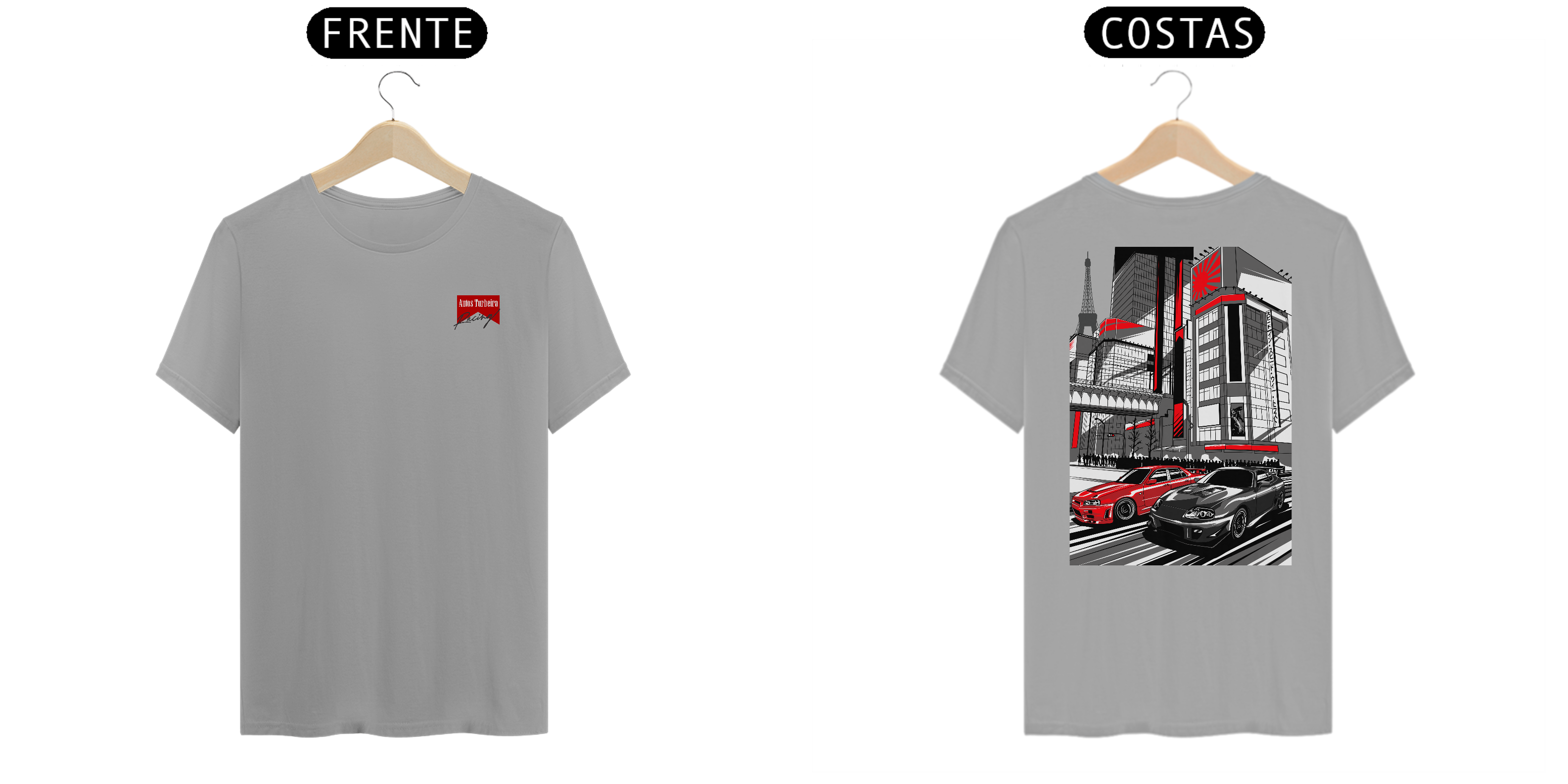 CAMISETA QUALITY CARS - LOGO AUTOS TURBEIRA RACING