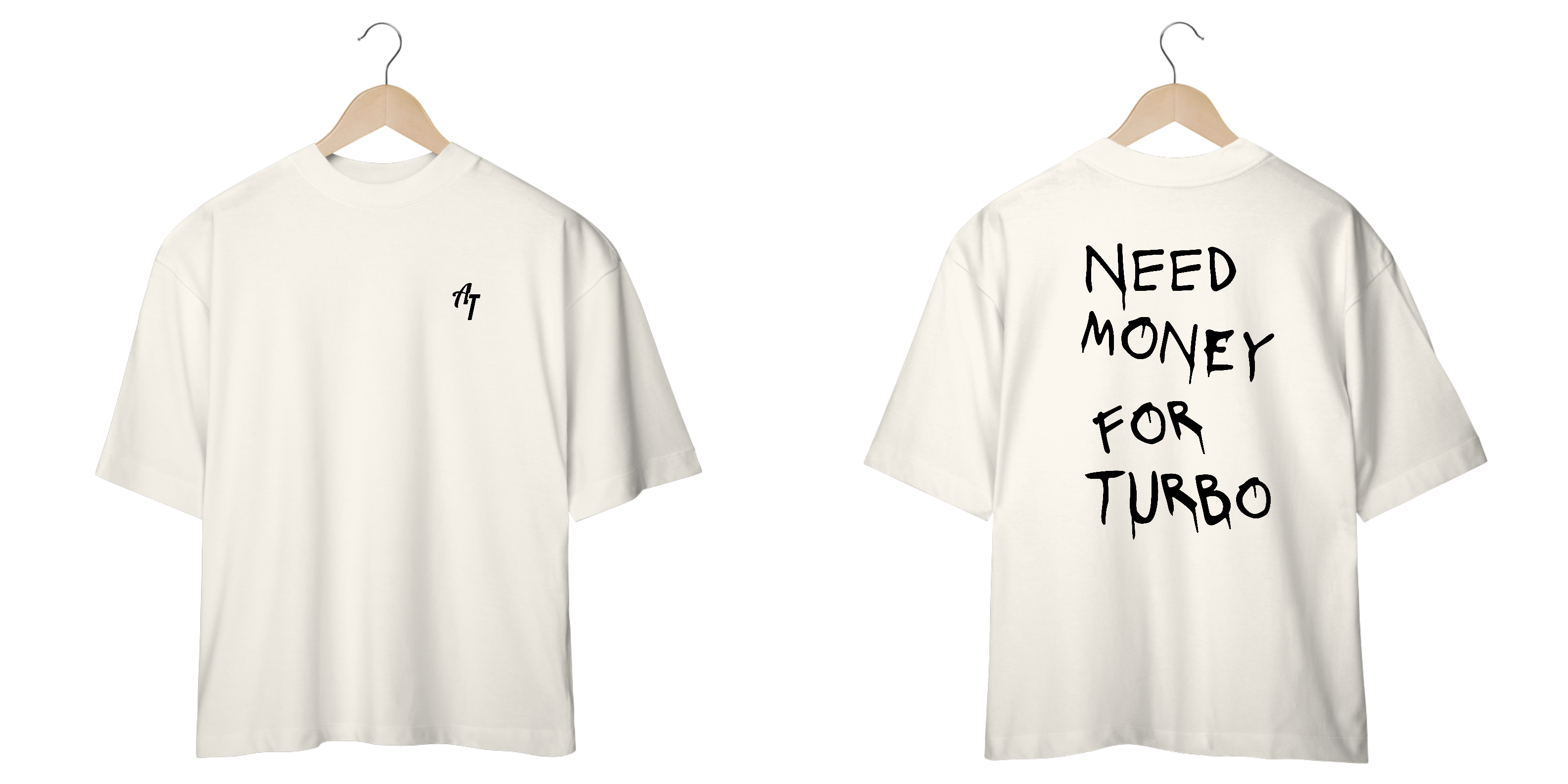 CAMISETA OVERSIZED PRECISO DE DINHEIRO PARA TURBO