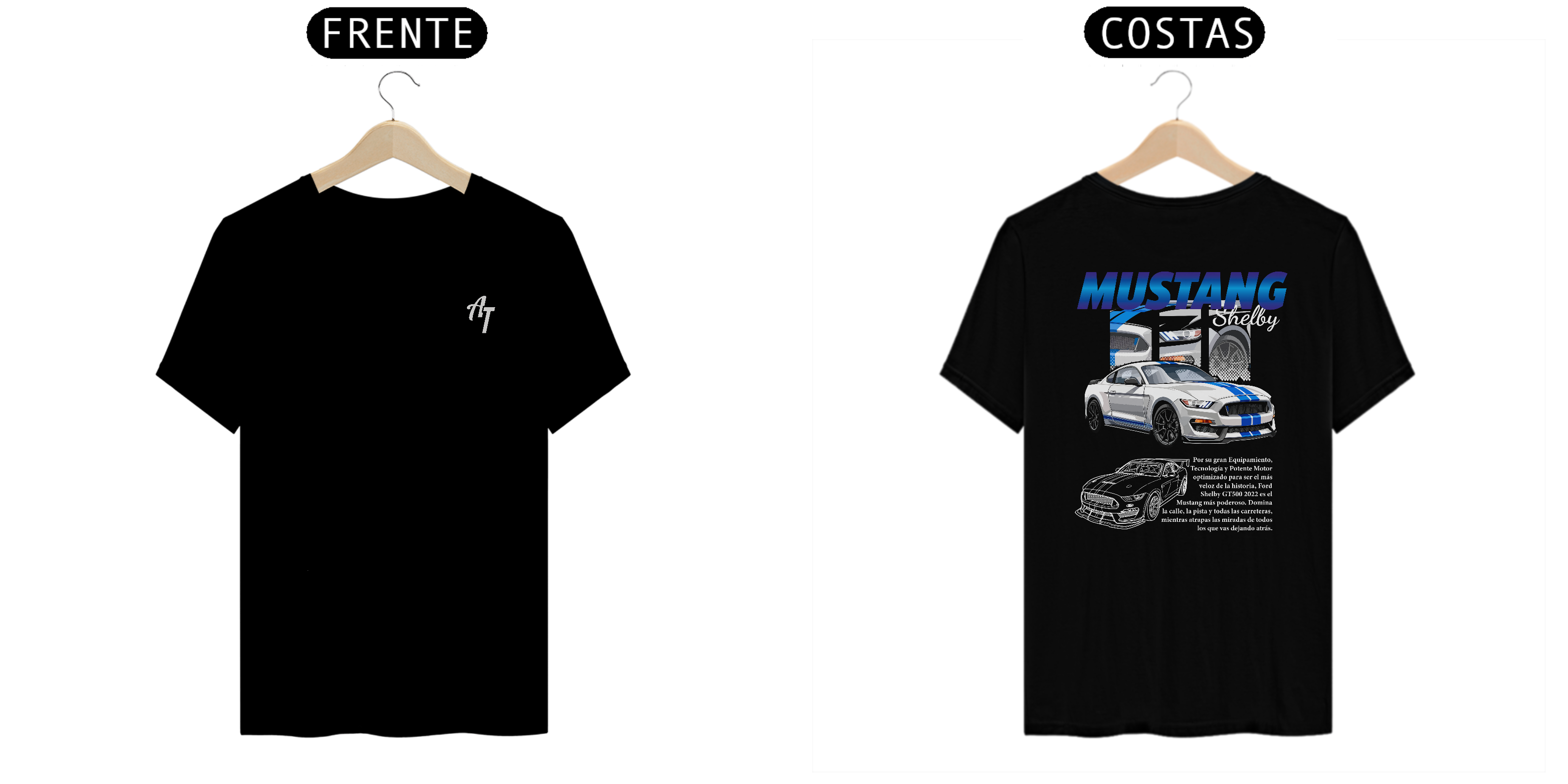 CAMISETA QUALITY SHELBY MUSTANG