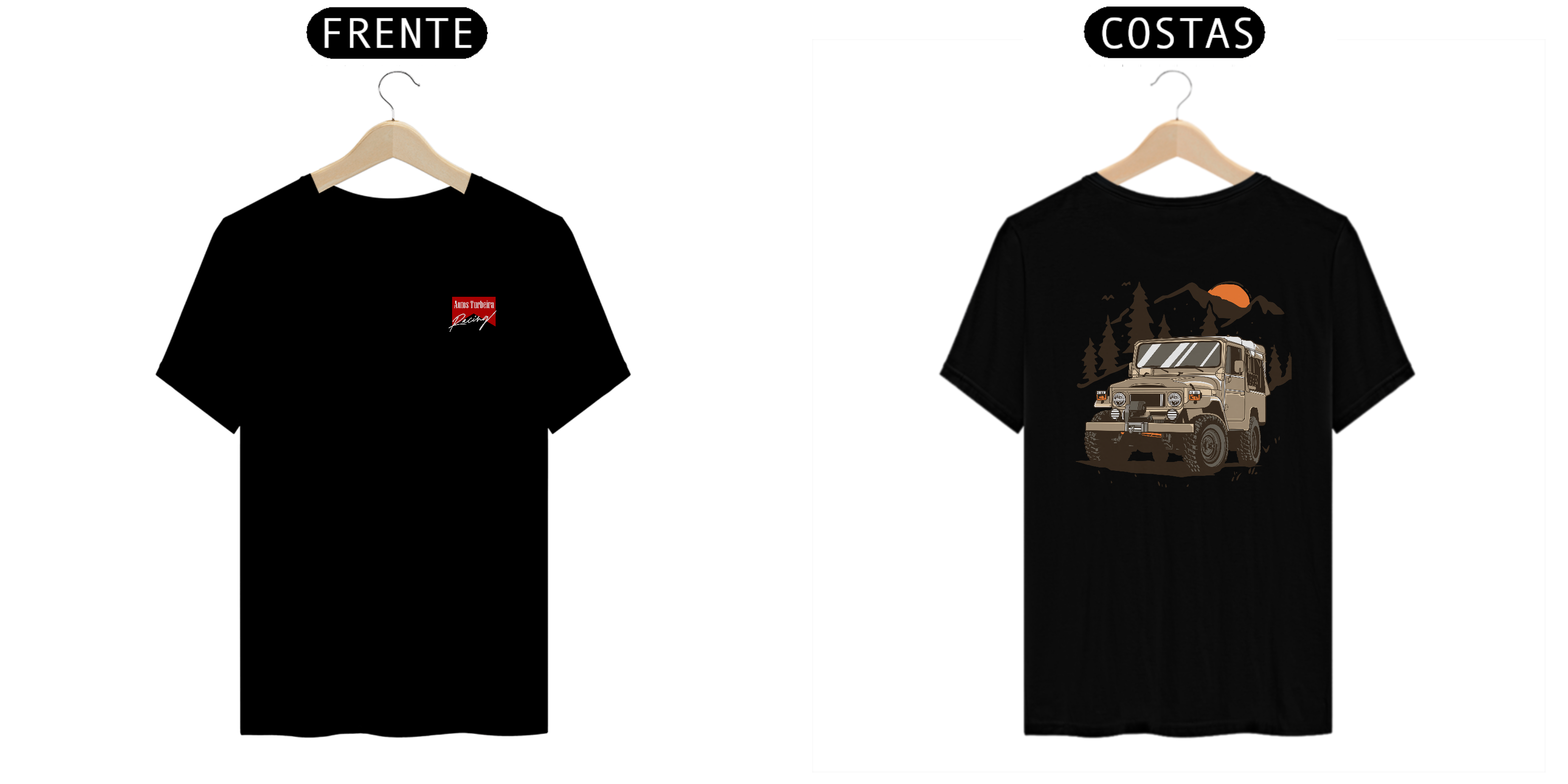 CAMISETA QUALITY  - LOGO AUTOS TURBEIRA RACING