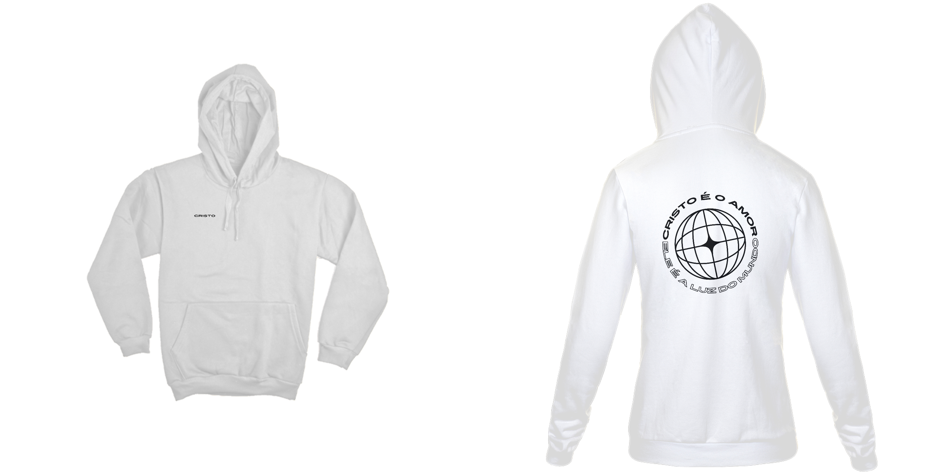 Moletom Canguru | CRISTO É O AMOR 