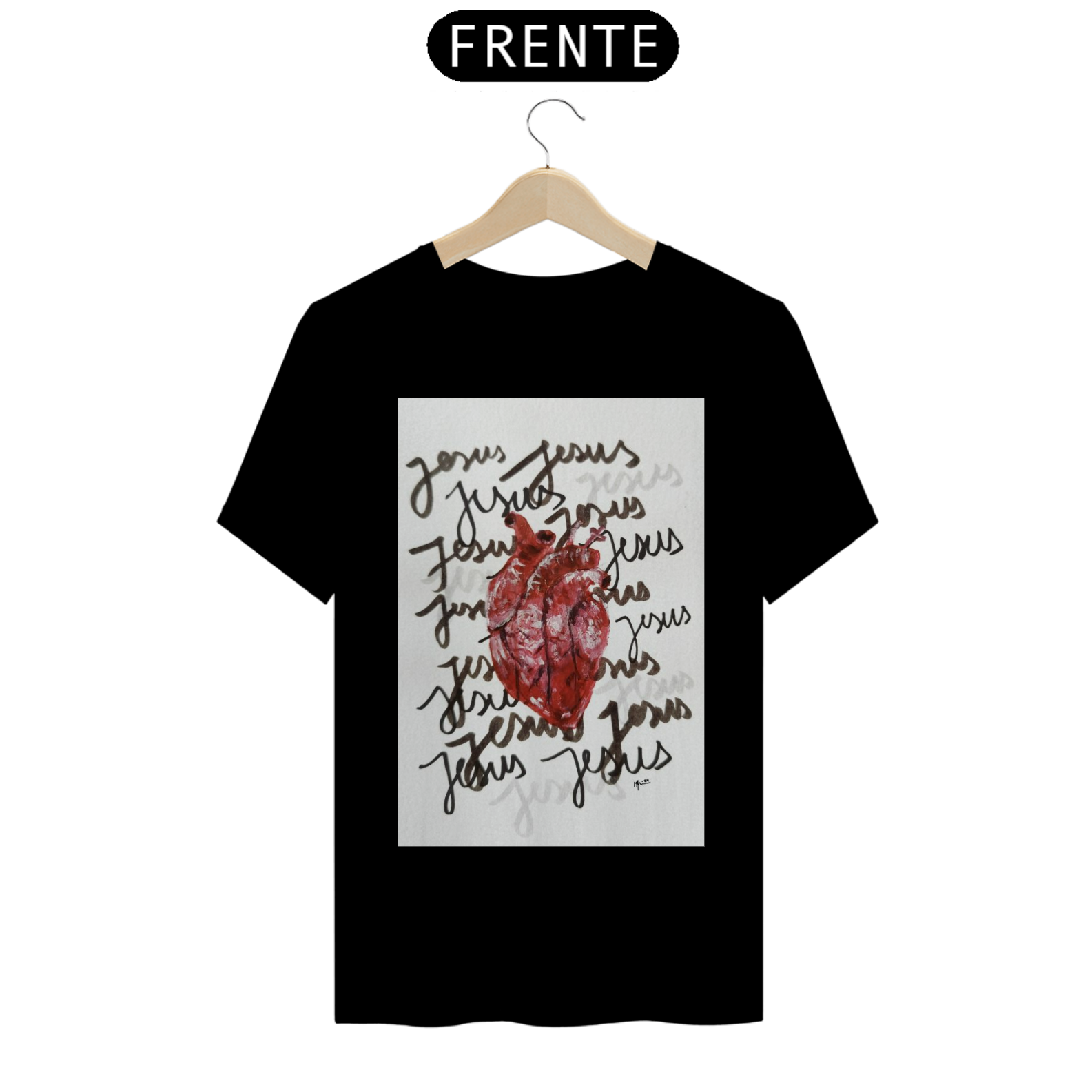 CAMISA PREMIUM HEART JESUS