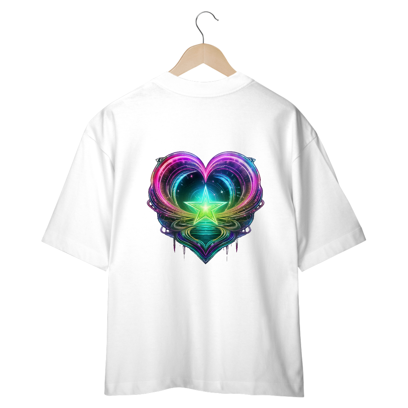 NeonHeart Oversized Tee