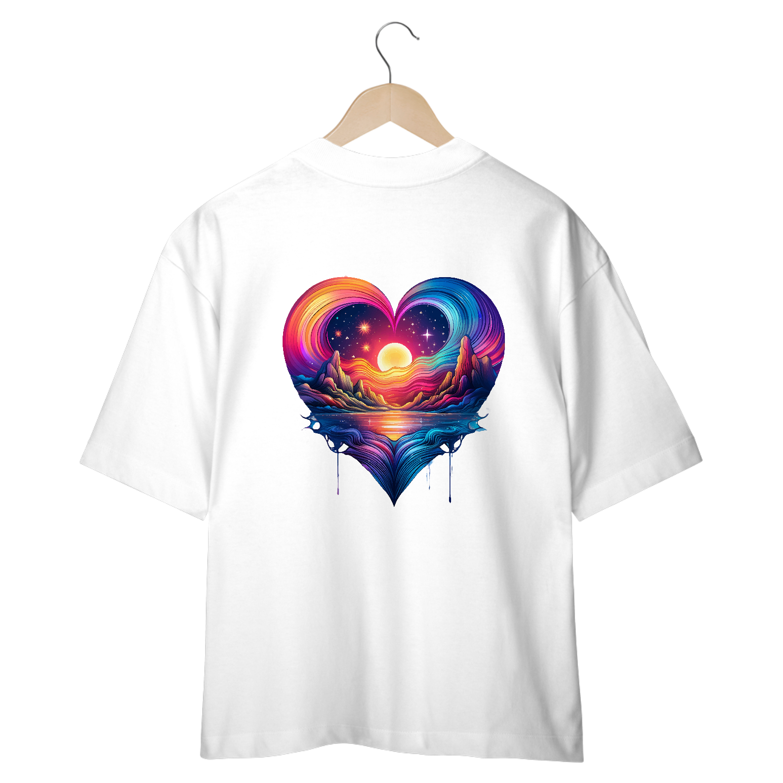 Coração Neon Comfort Tee