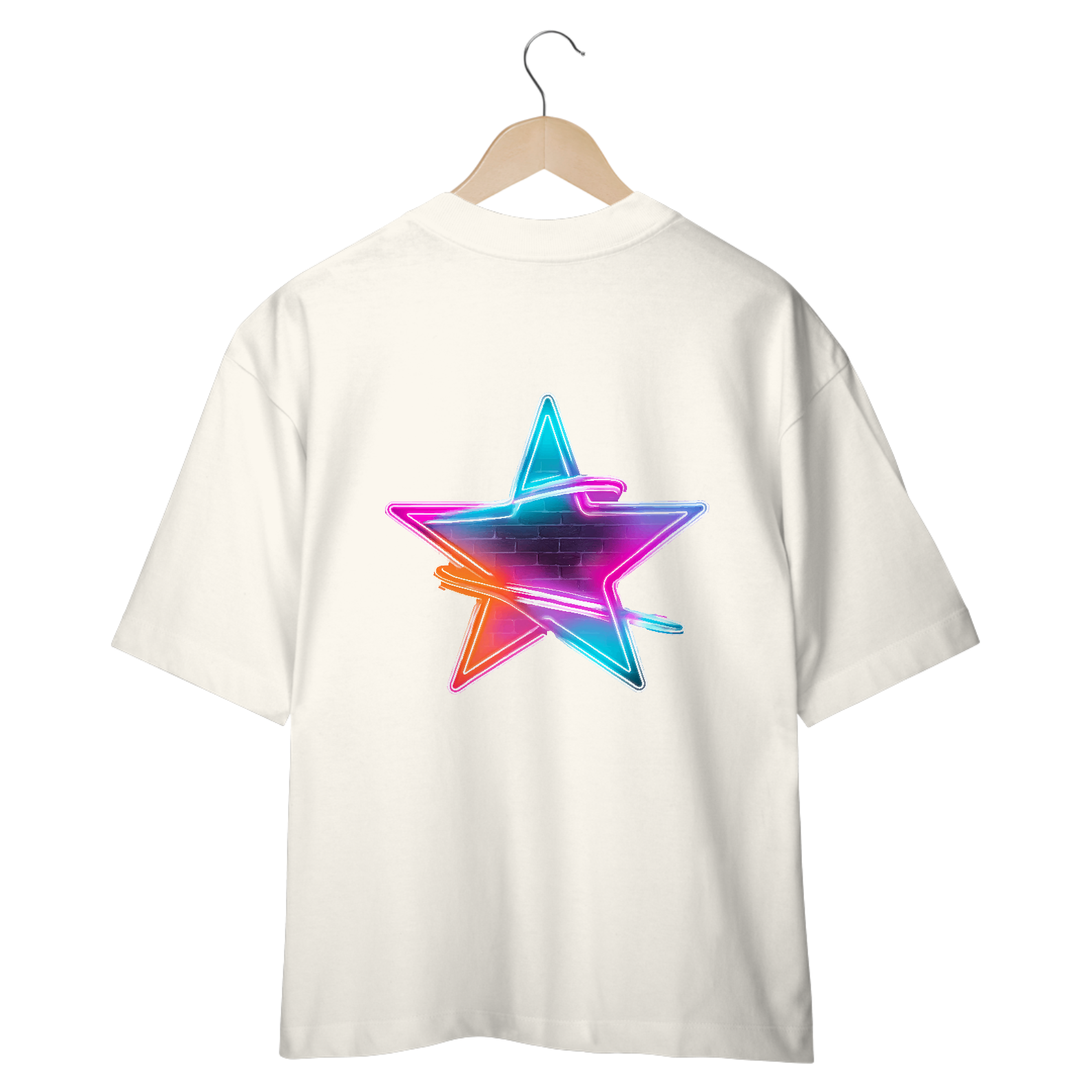 Neon Star Oversized T-Shirt