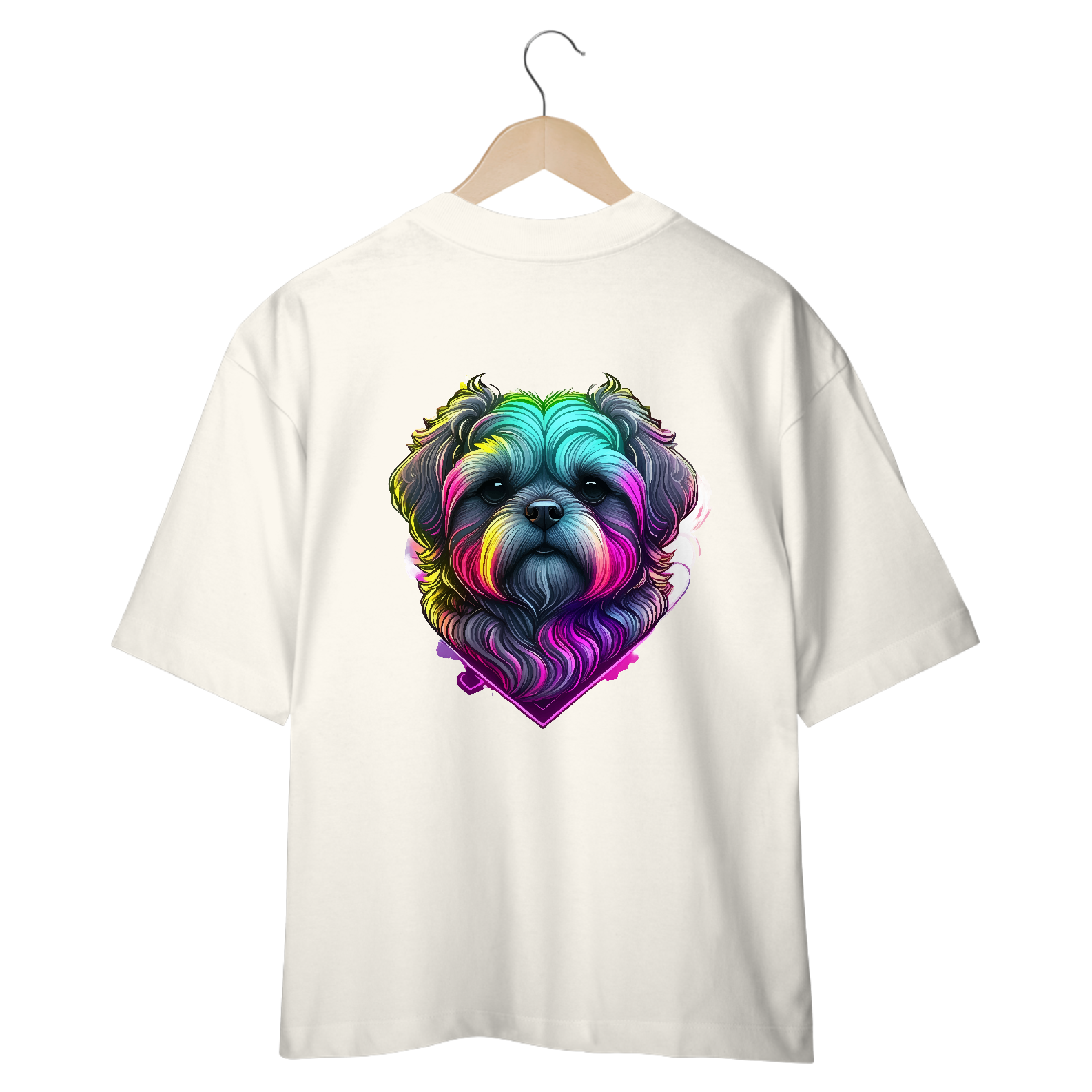 Camiseta Shih Tzu Neon