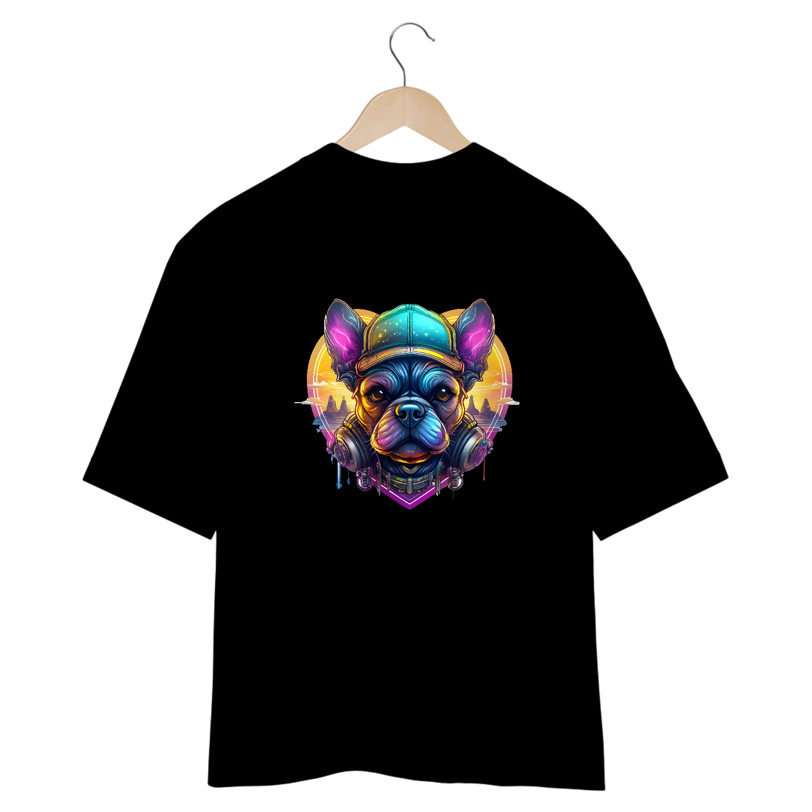 Amor Canino Neon: Bulldog Alemão no Coração