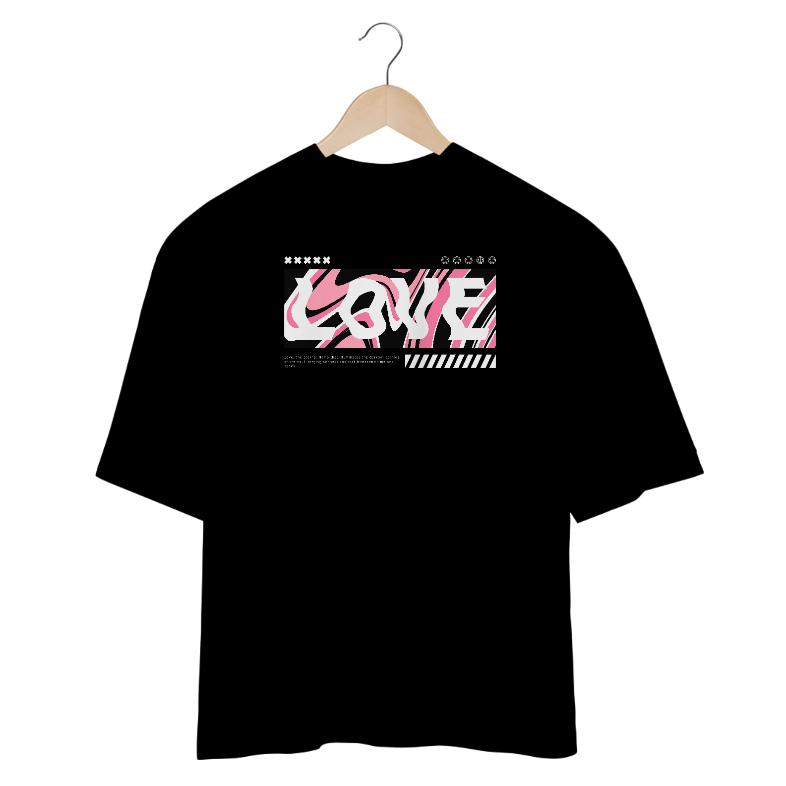 Camiseta Love - Oversized