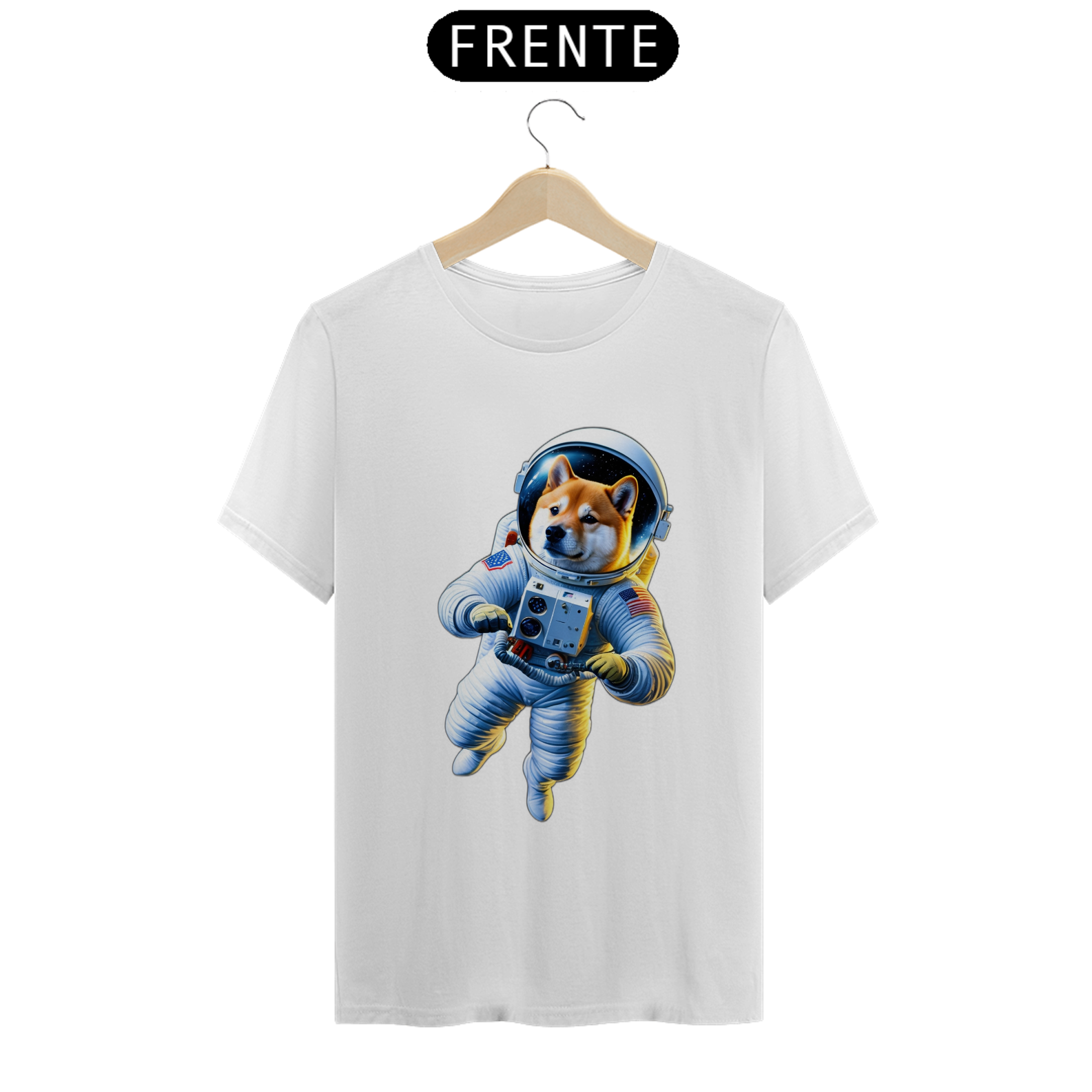 T-SHIRT ASTRONAUT DOG