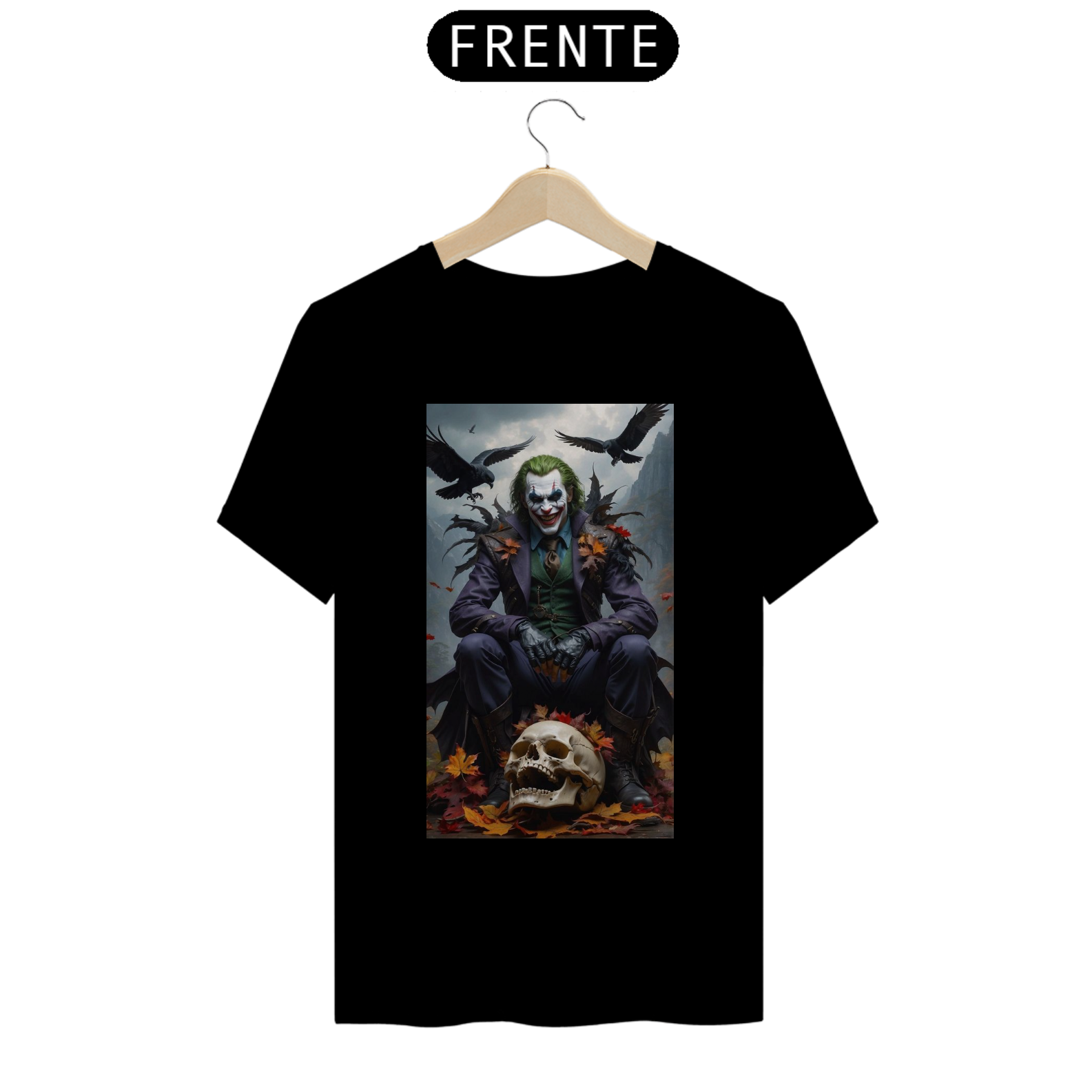 T - shirt Coringa Caveira W Style