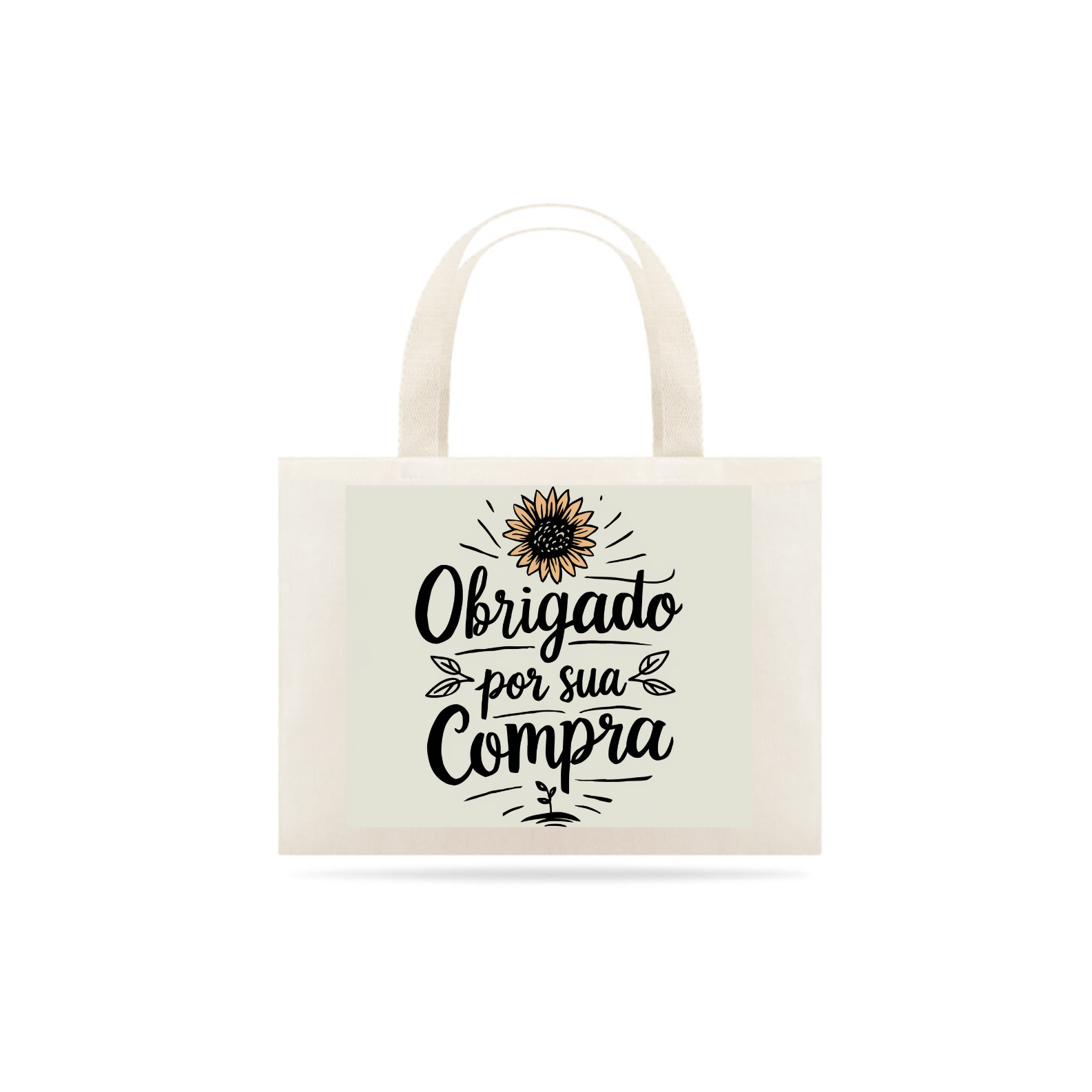 Nome do produto: sacola reciclável de agradecimento