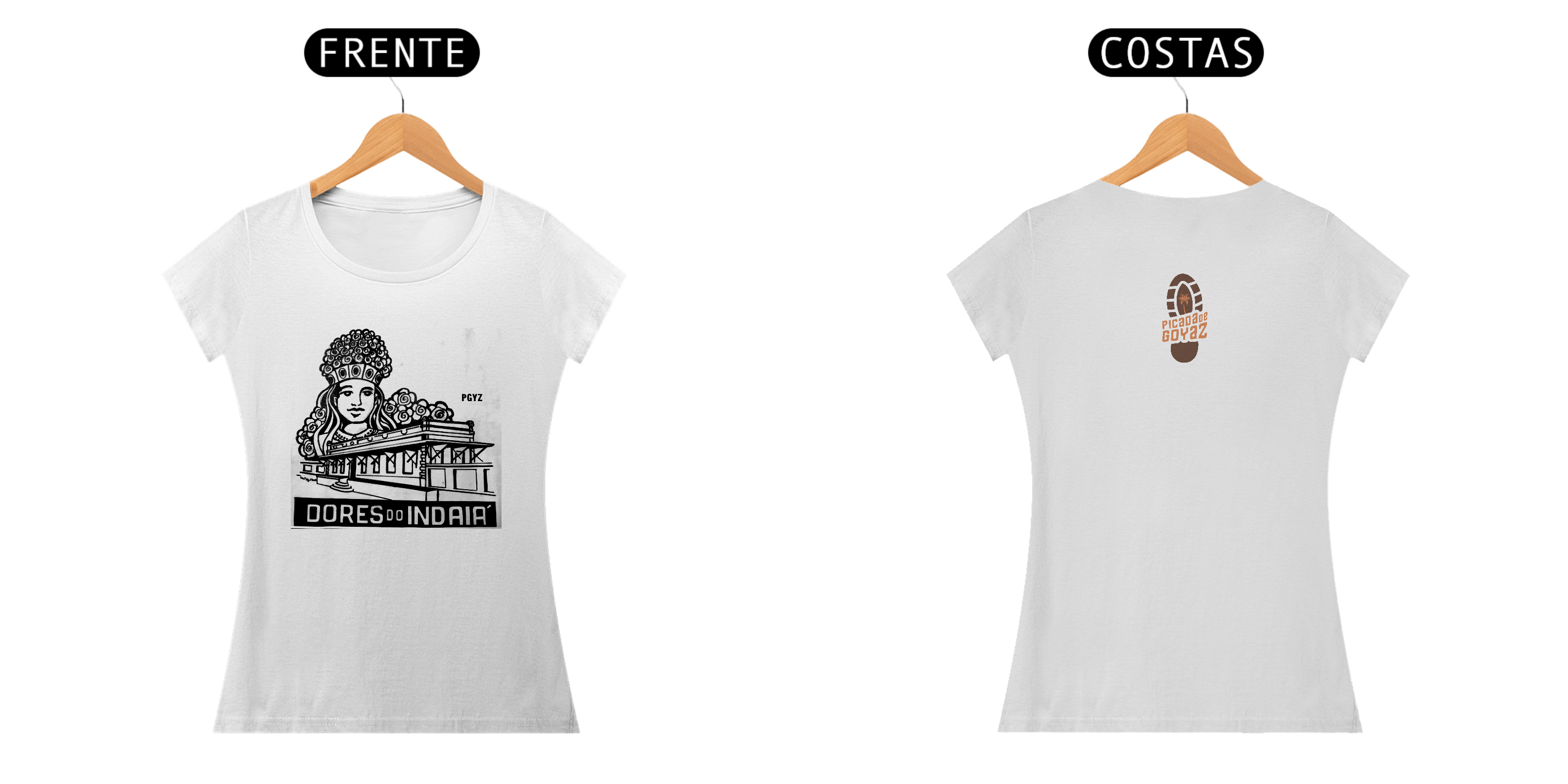 Camisa Fem Carimbo Dores PYGZ