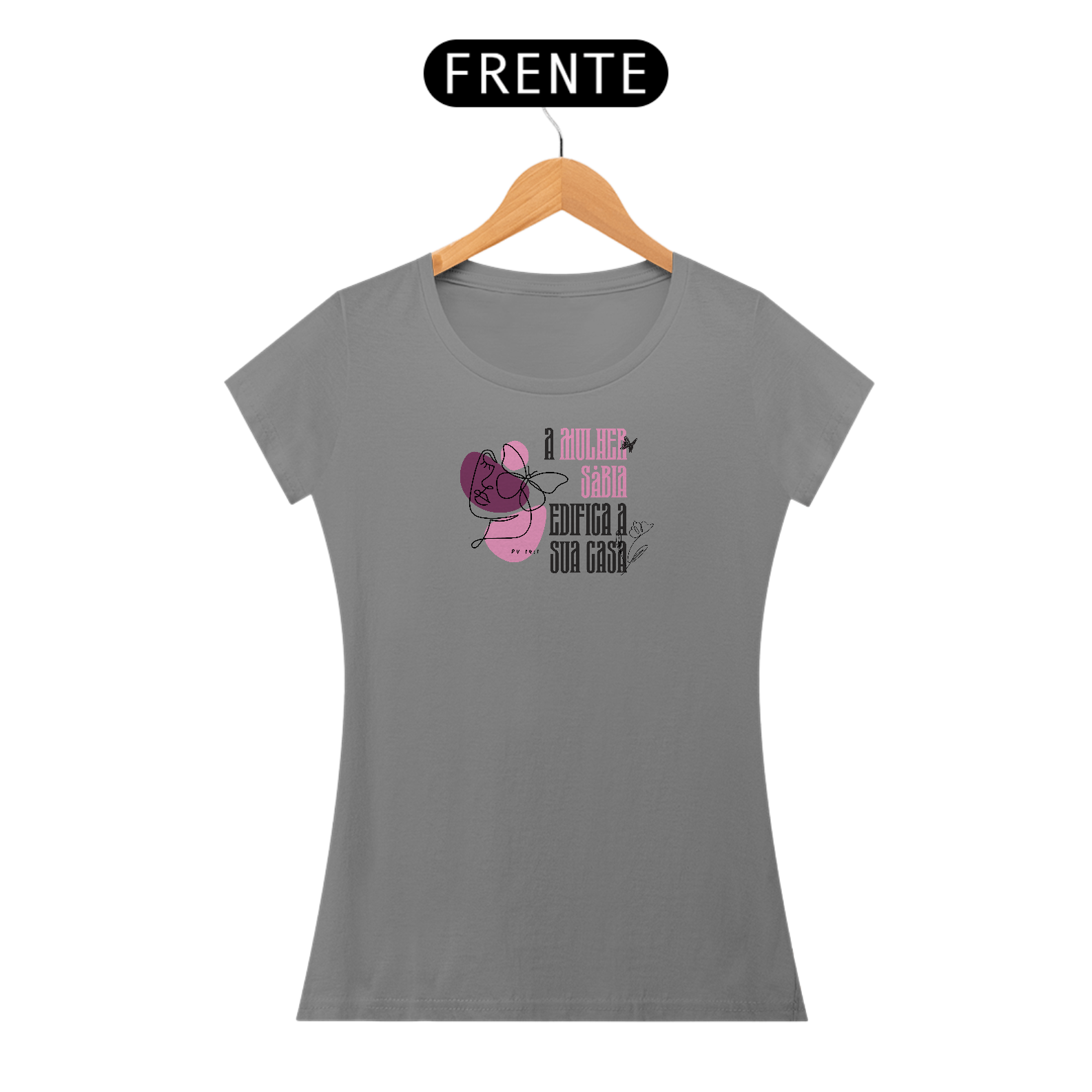 A MULHER SABIA-PV 14-1-CAMISA CINZA