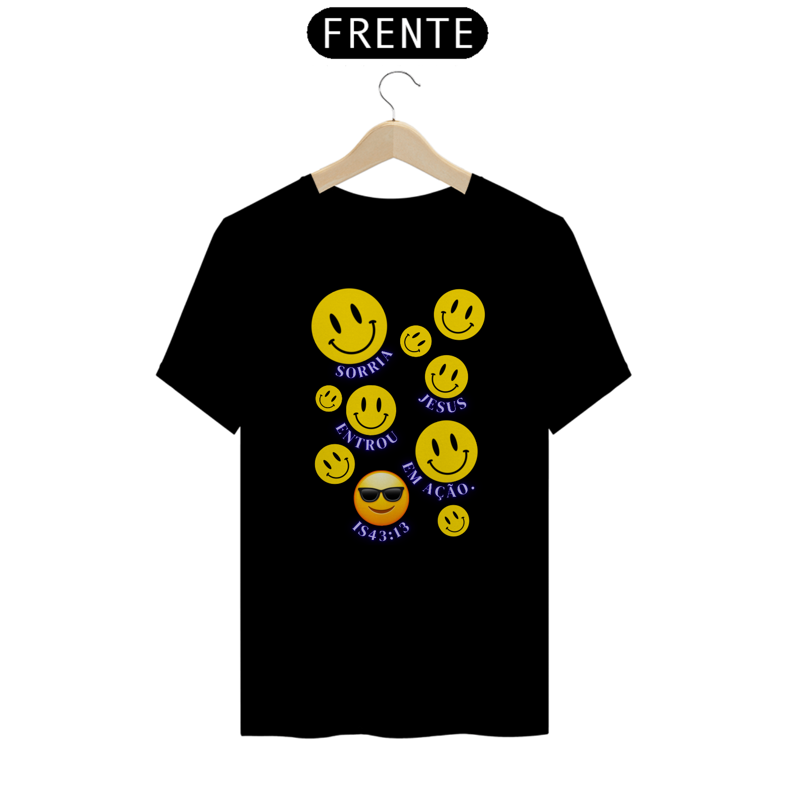 CAMISA QUALITY-JESUS ENTROU EM AÇÃO-IS 43:13