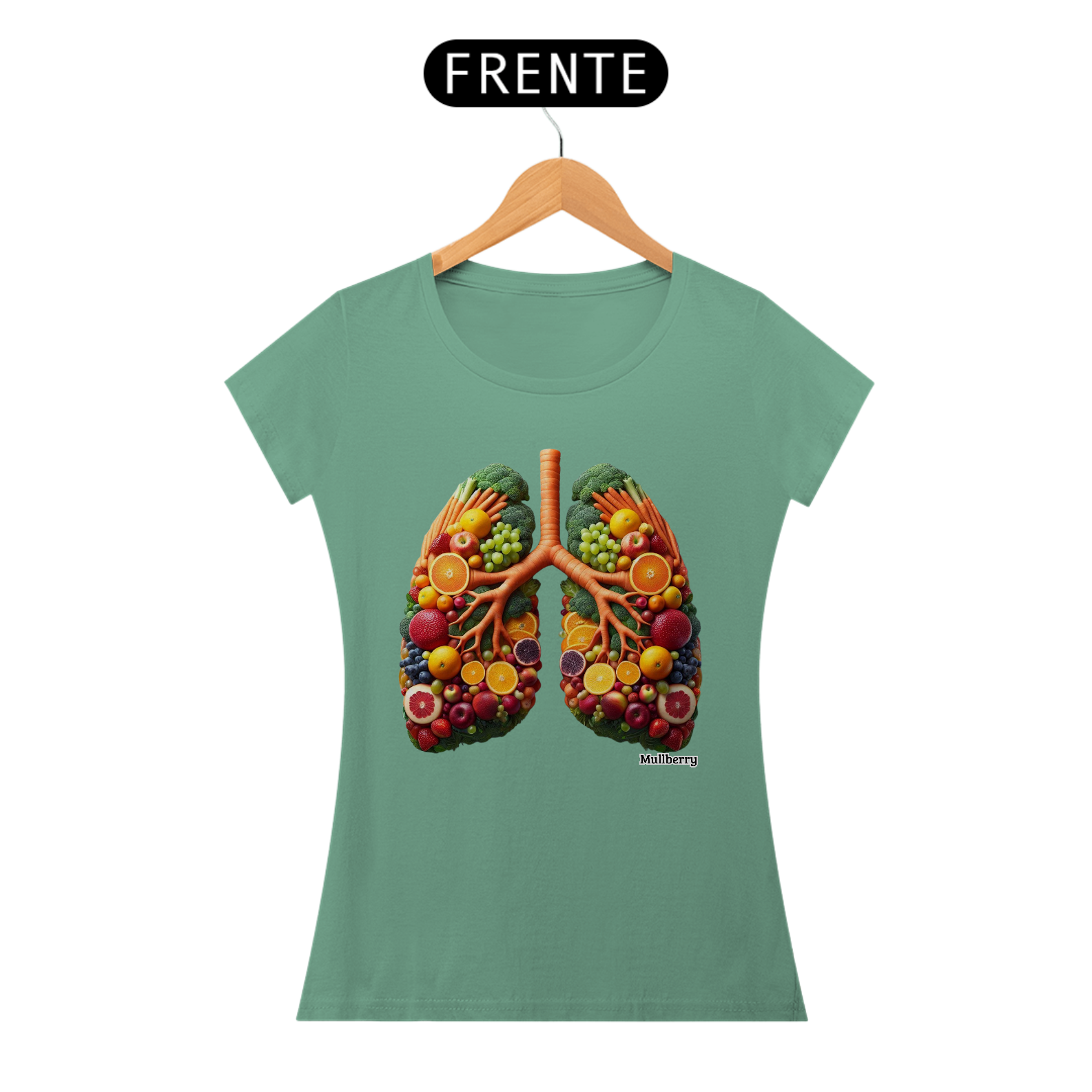 Camiseta Você é o que come