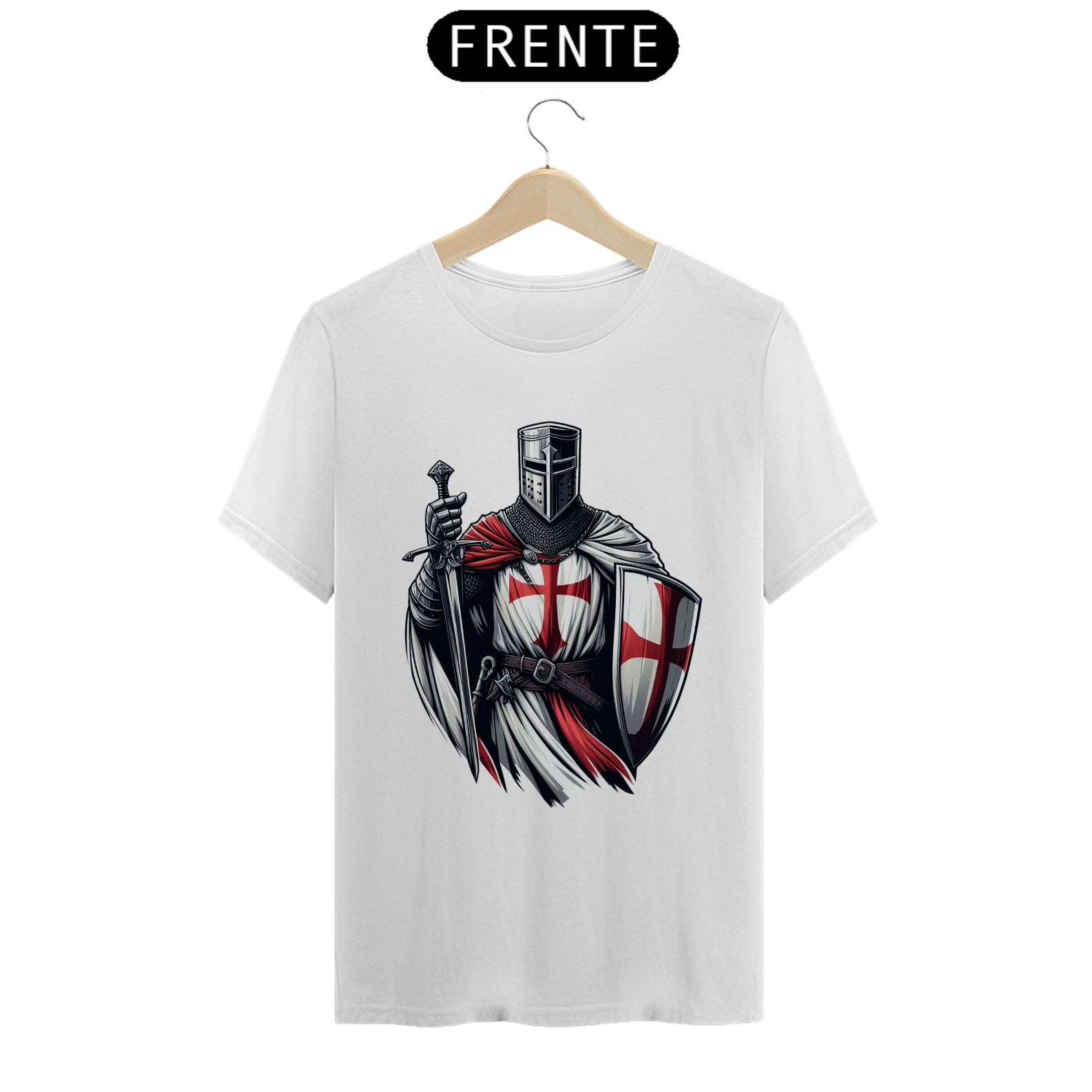 Nome do produto: Camiseta -Cavaleiro templário