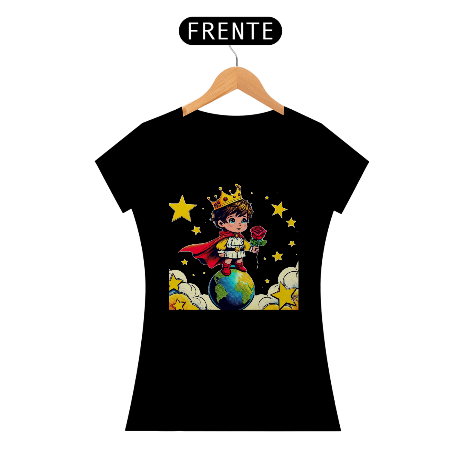 Camiseta feminina - O pequeno príncipe