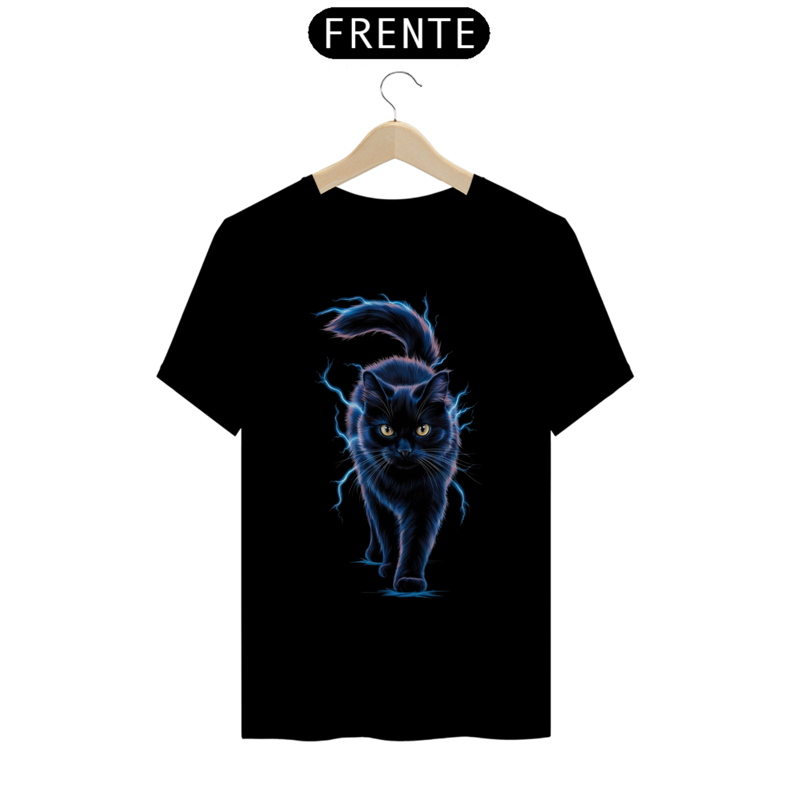 Camiseta - Gato energia